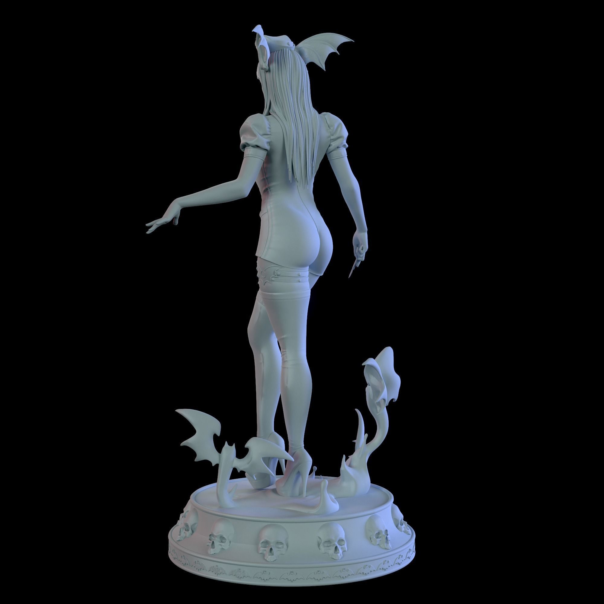 Nurse Morrigan Aensland 3D print model_23