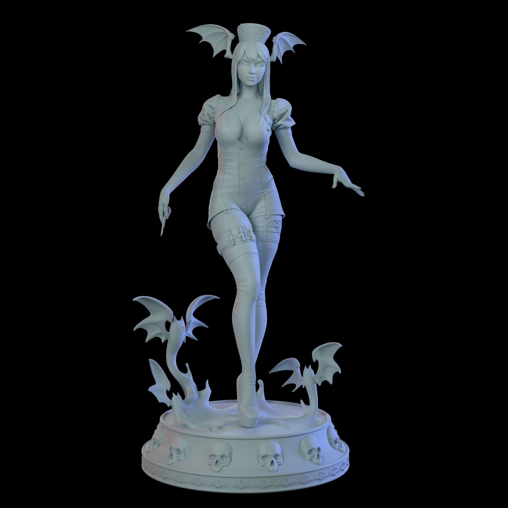 Nurse Morrigan Aensland 3D print model_13