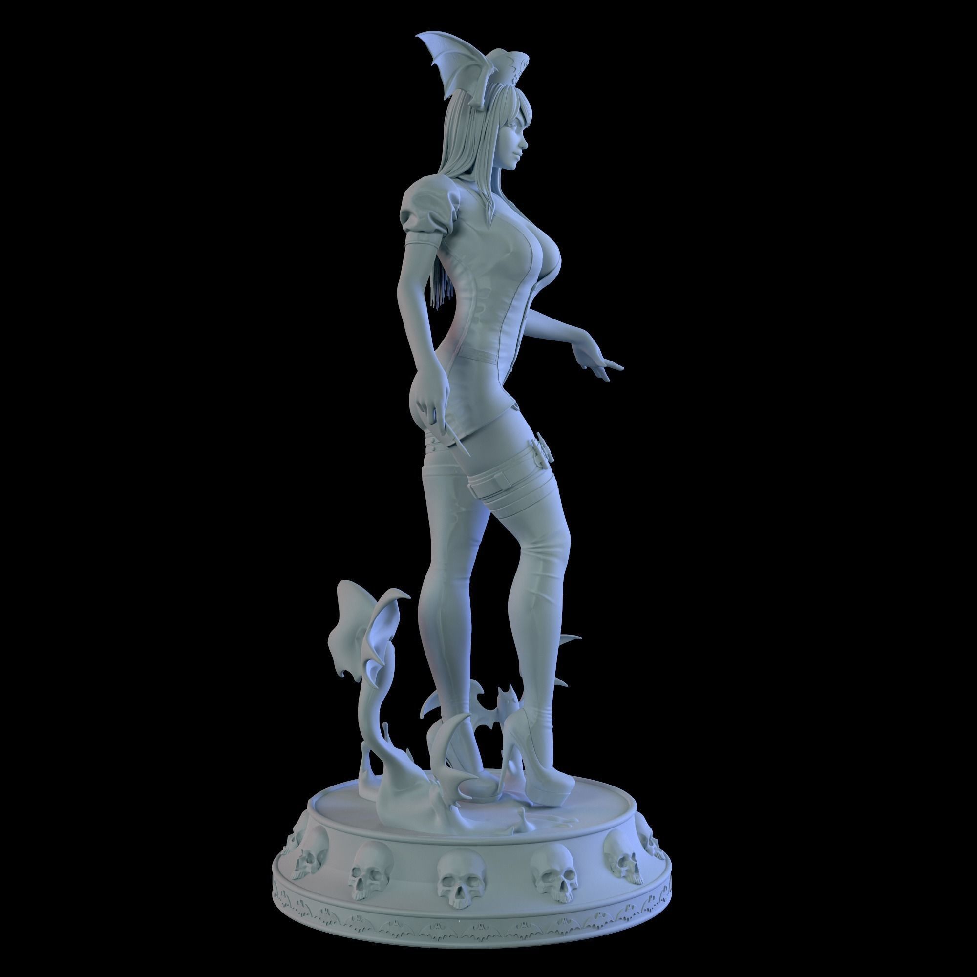 Nurse Morrigan Aensland 3D print model_11