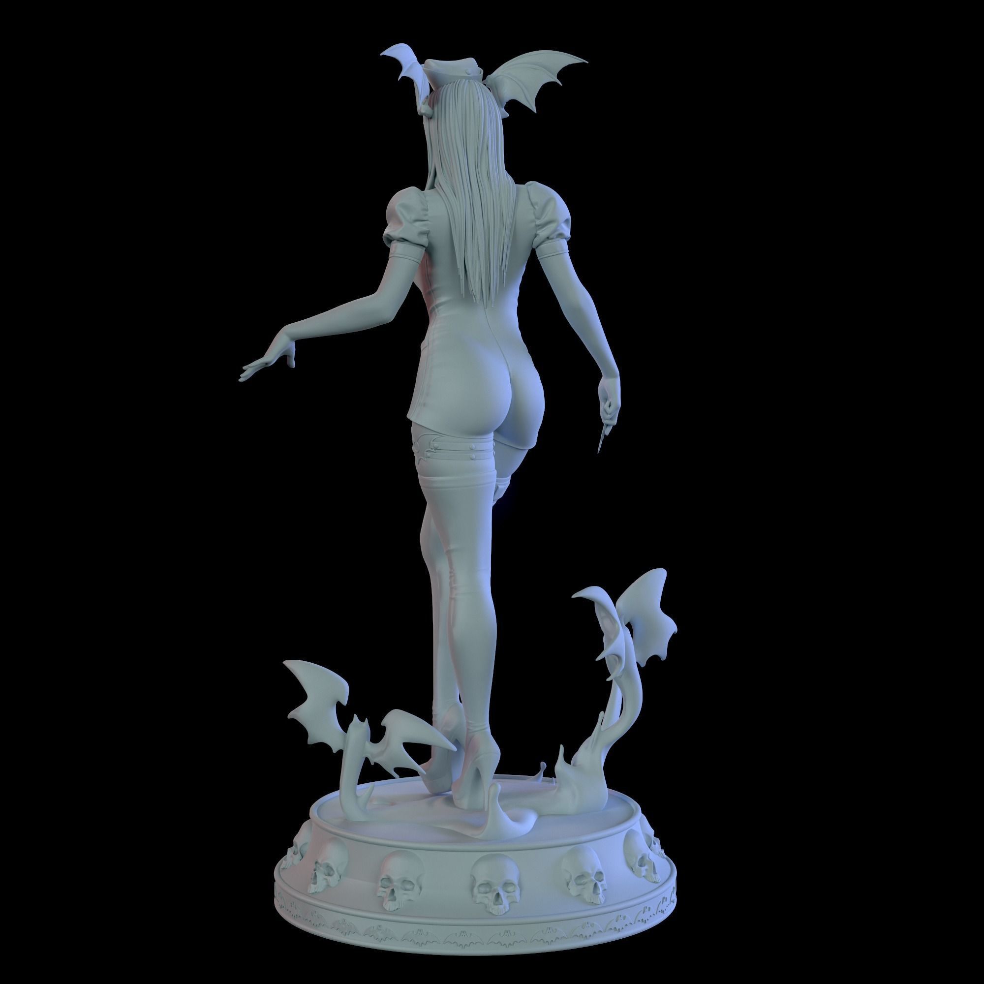 Nurse Morrigan Aensland 3D print model_22