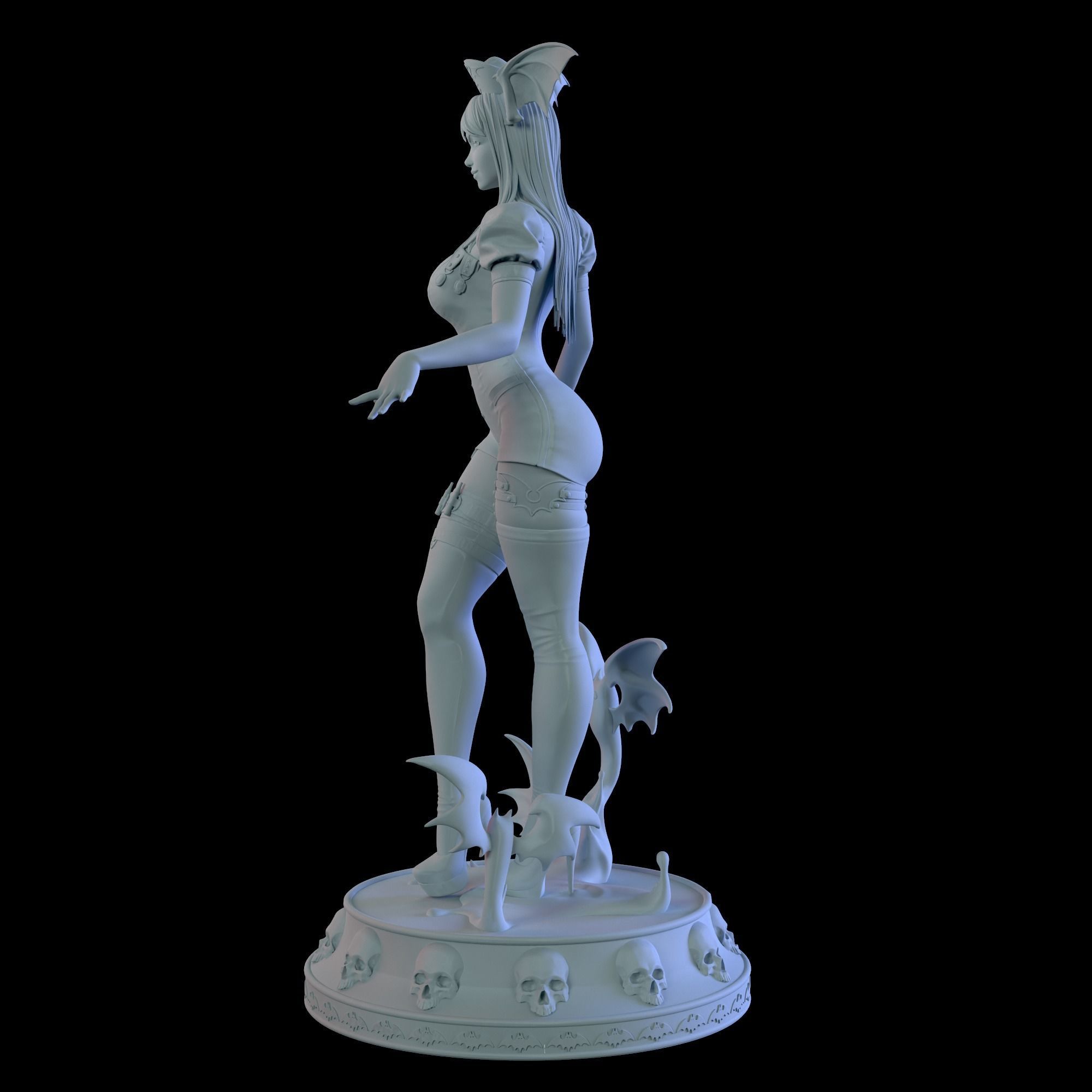 Nurse Morrigan Aensland 3D print model_31