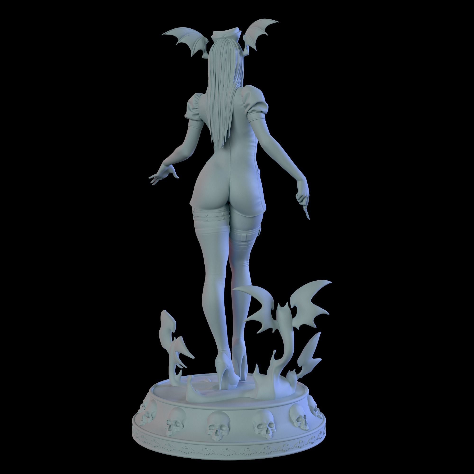 Nurse Morrigan Aensland 3D print model_18