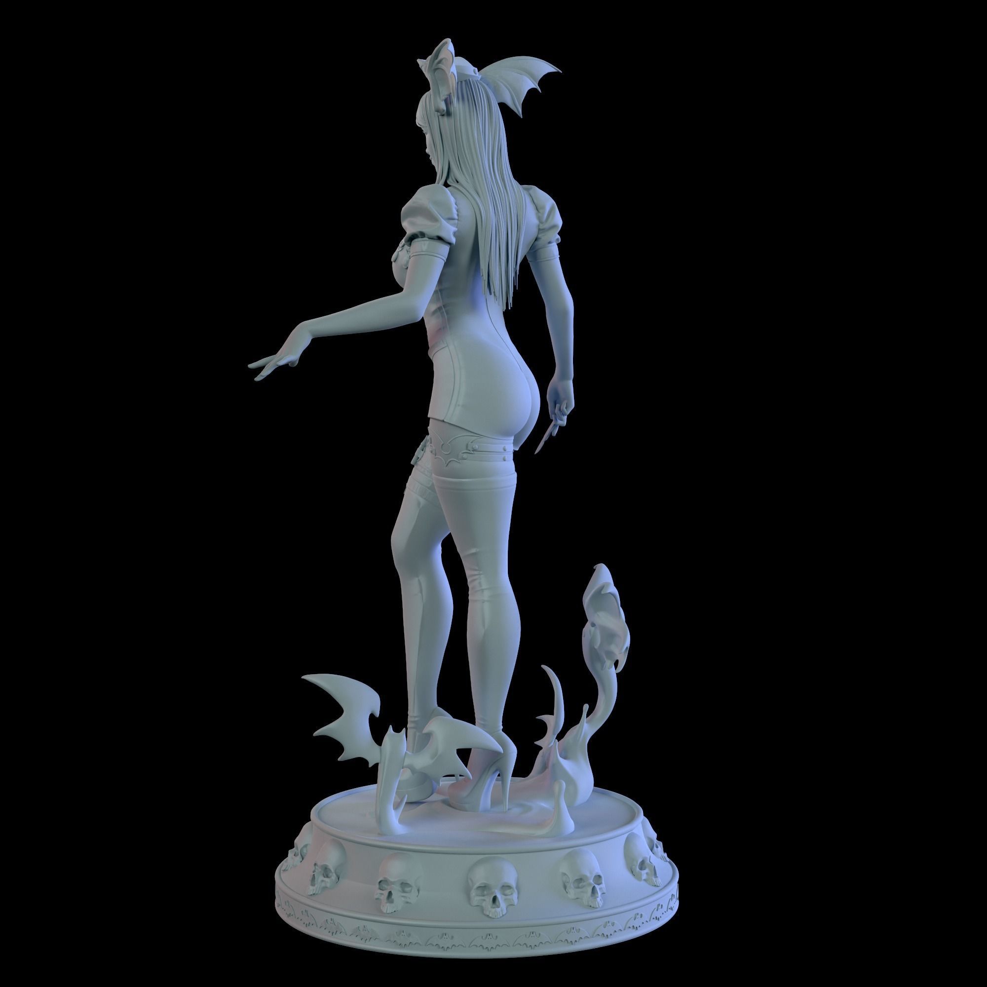 Nurse Morrigan Aensland 3D print model_25