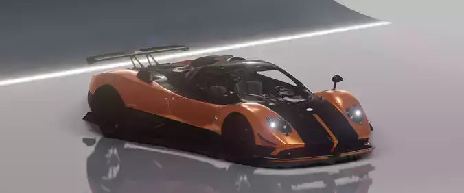 Pagani Zonda Cinque - Photorealistic
