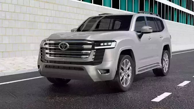 Toyota Land Cruiser 300 2022 READY FOR SUBDIV 3D model