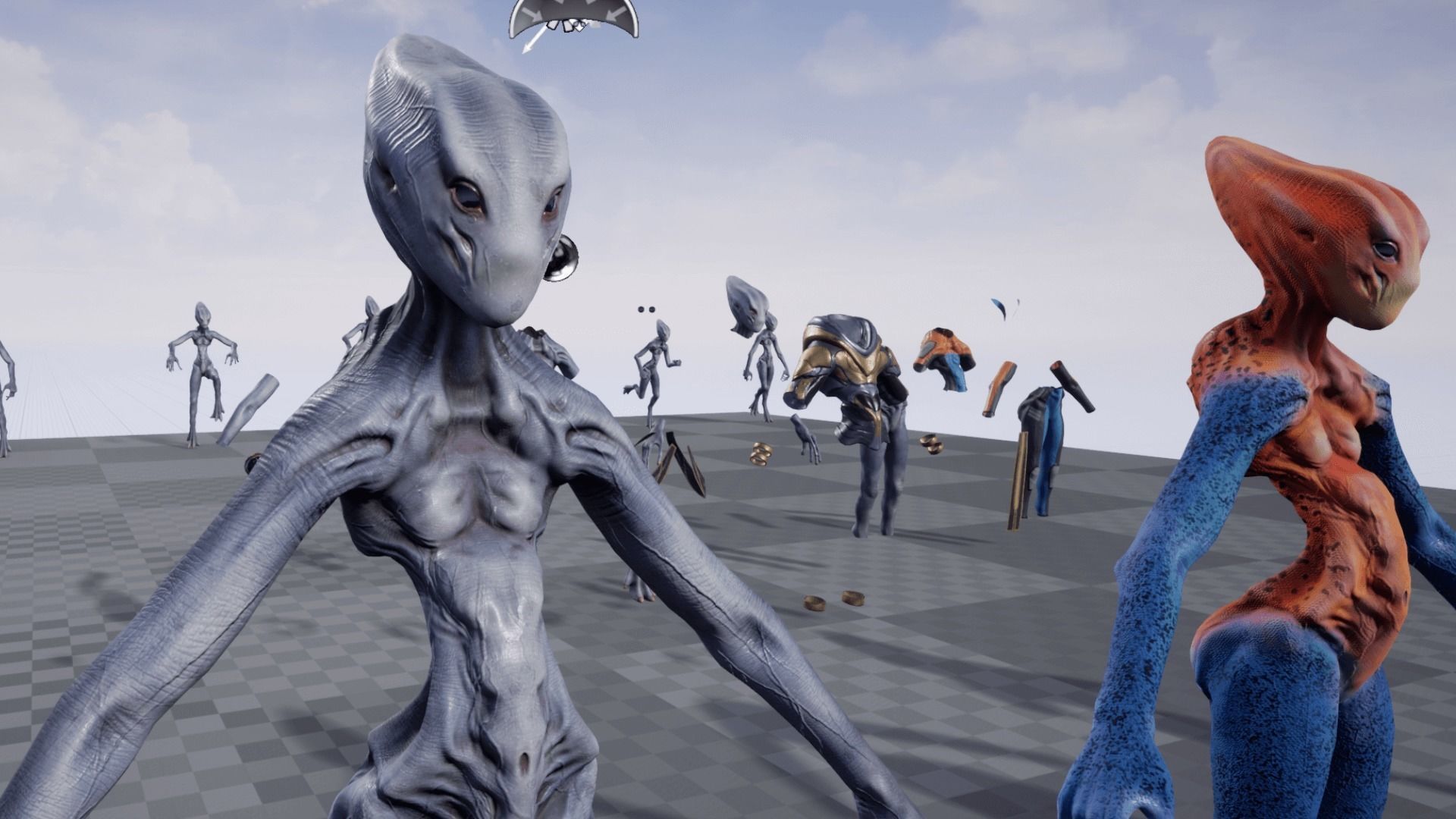 Alien Striscils Low-poly 3D model_28