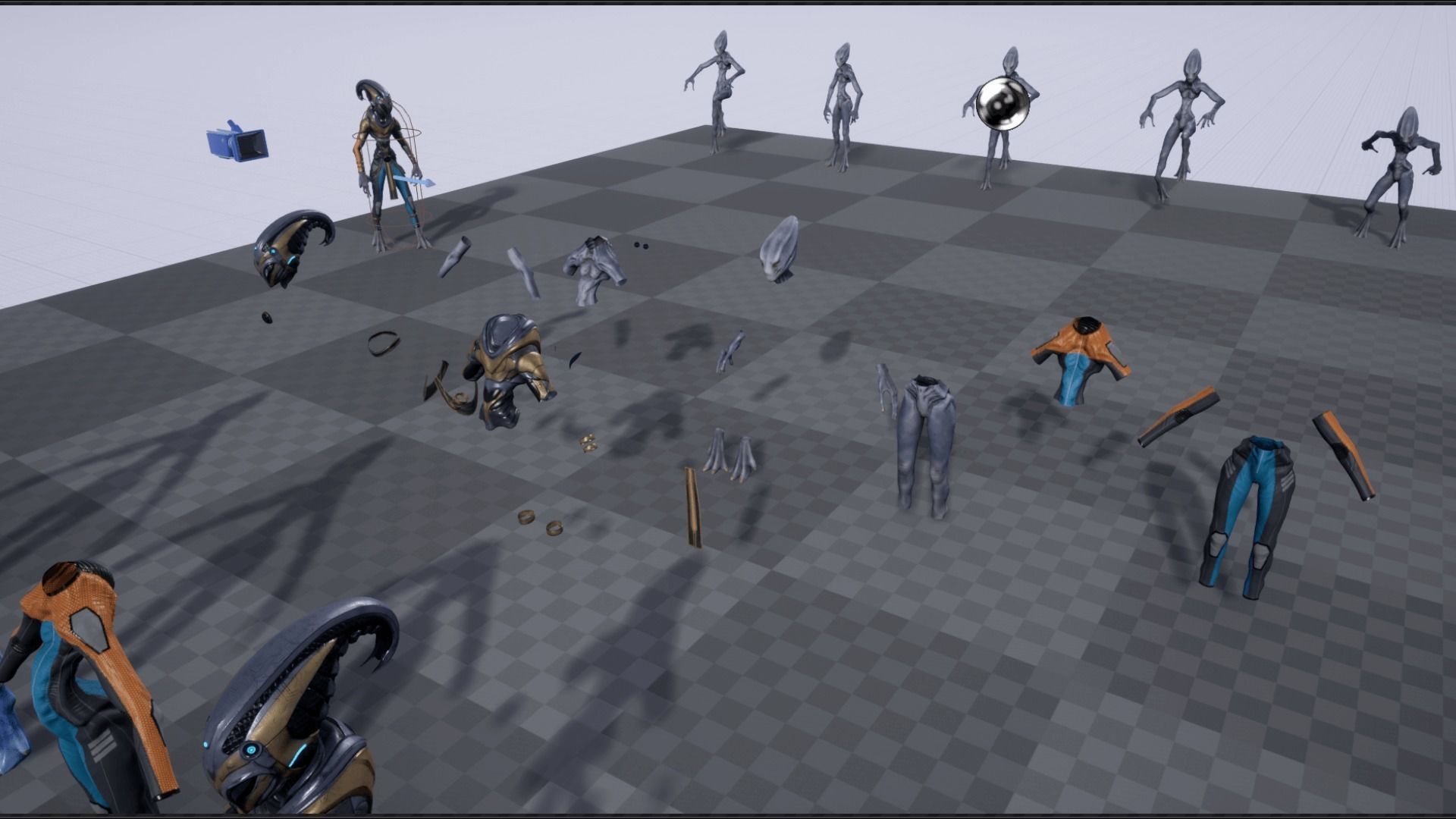 Alien Striscils Low-poly 3D model_26