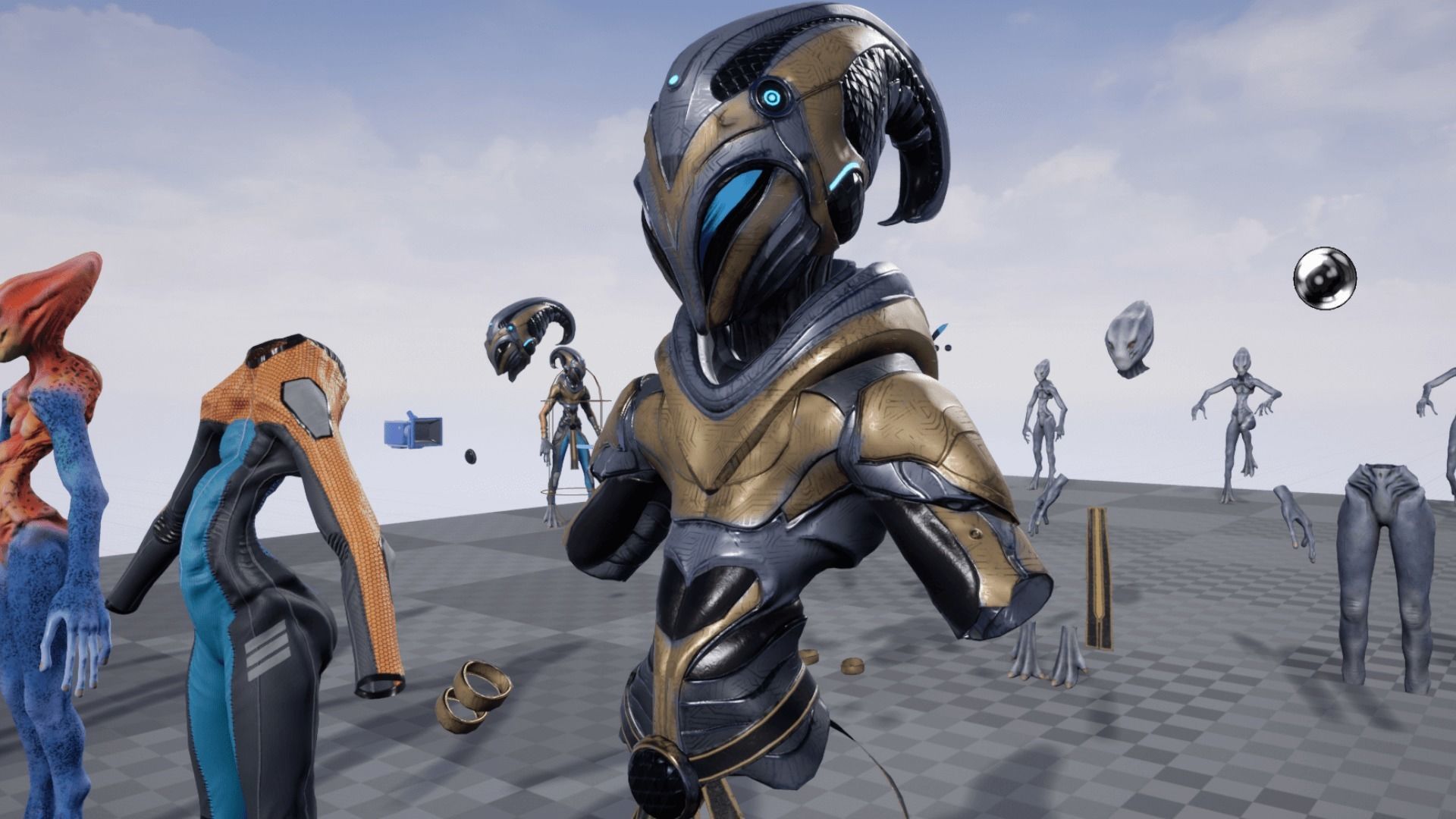 Alien Striscils Low-poly 3D model_31