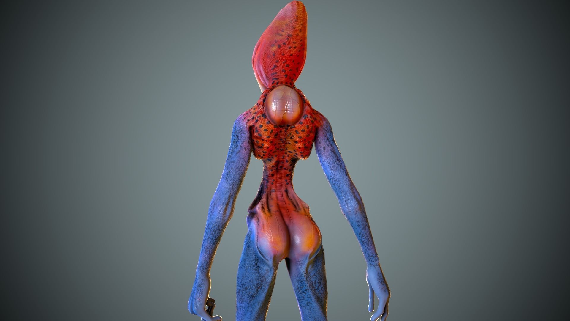 Alien Striscils Low-poly 3D model_14