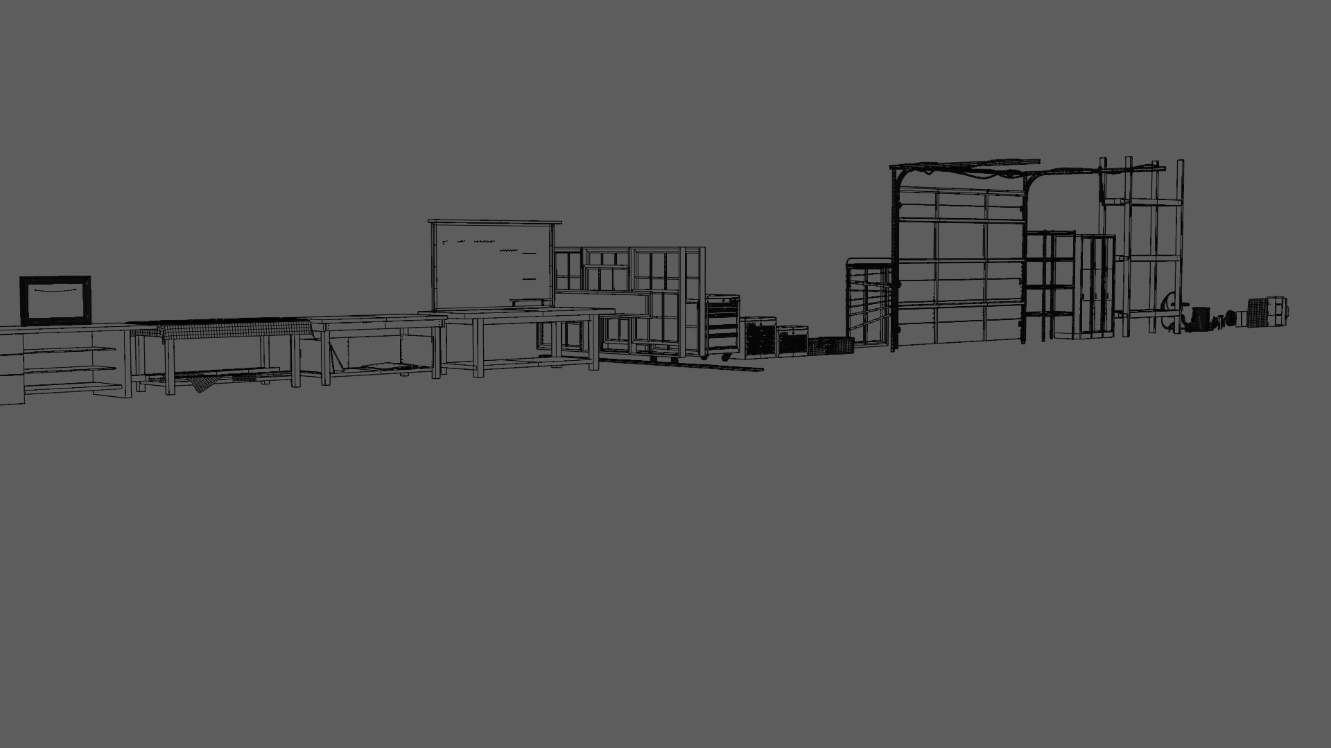 Abandoned Garage 3D model_10