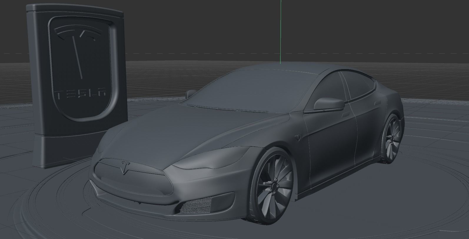 tesla-mode s final-v2 car 3D model_4