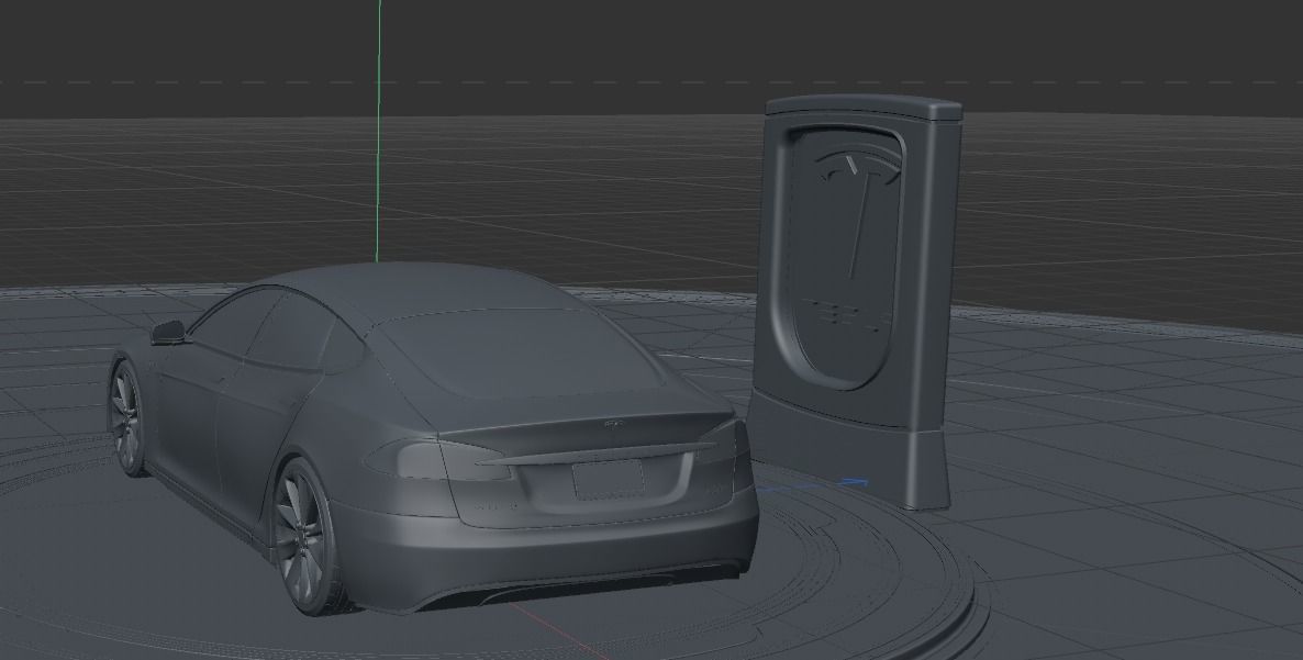 tesla-mode s final-v2 car 3D model_5