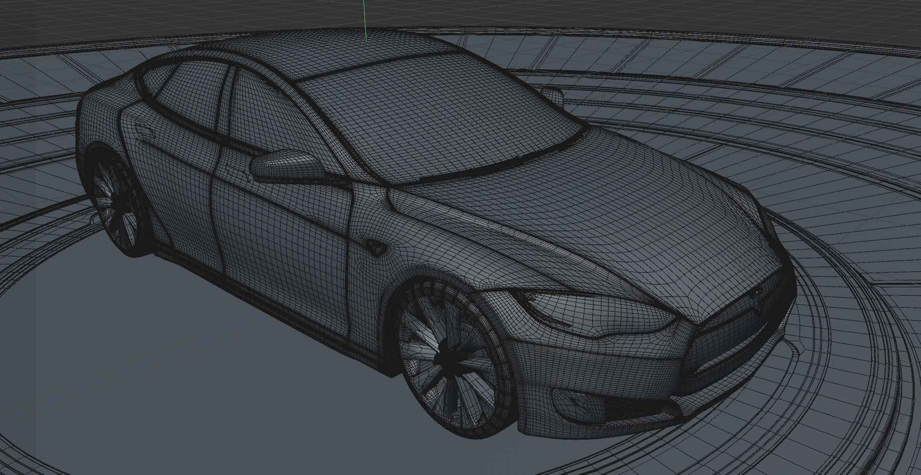 tesla-mode s final-v2 car 3D model_2