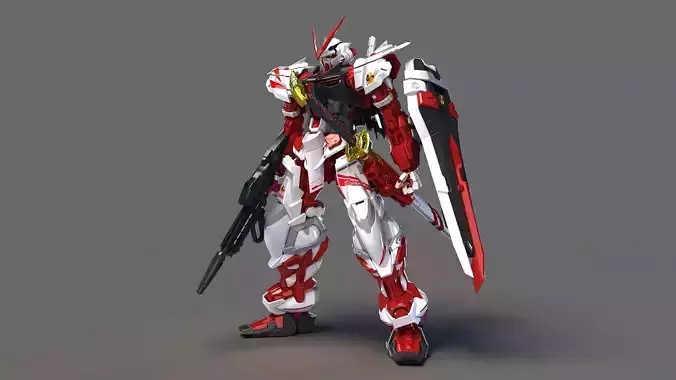 Mobile Suit Gundam MBF-P02 Red Astray Gundam 3D model