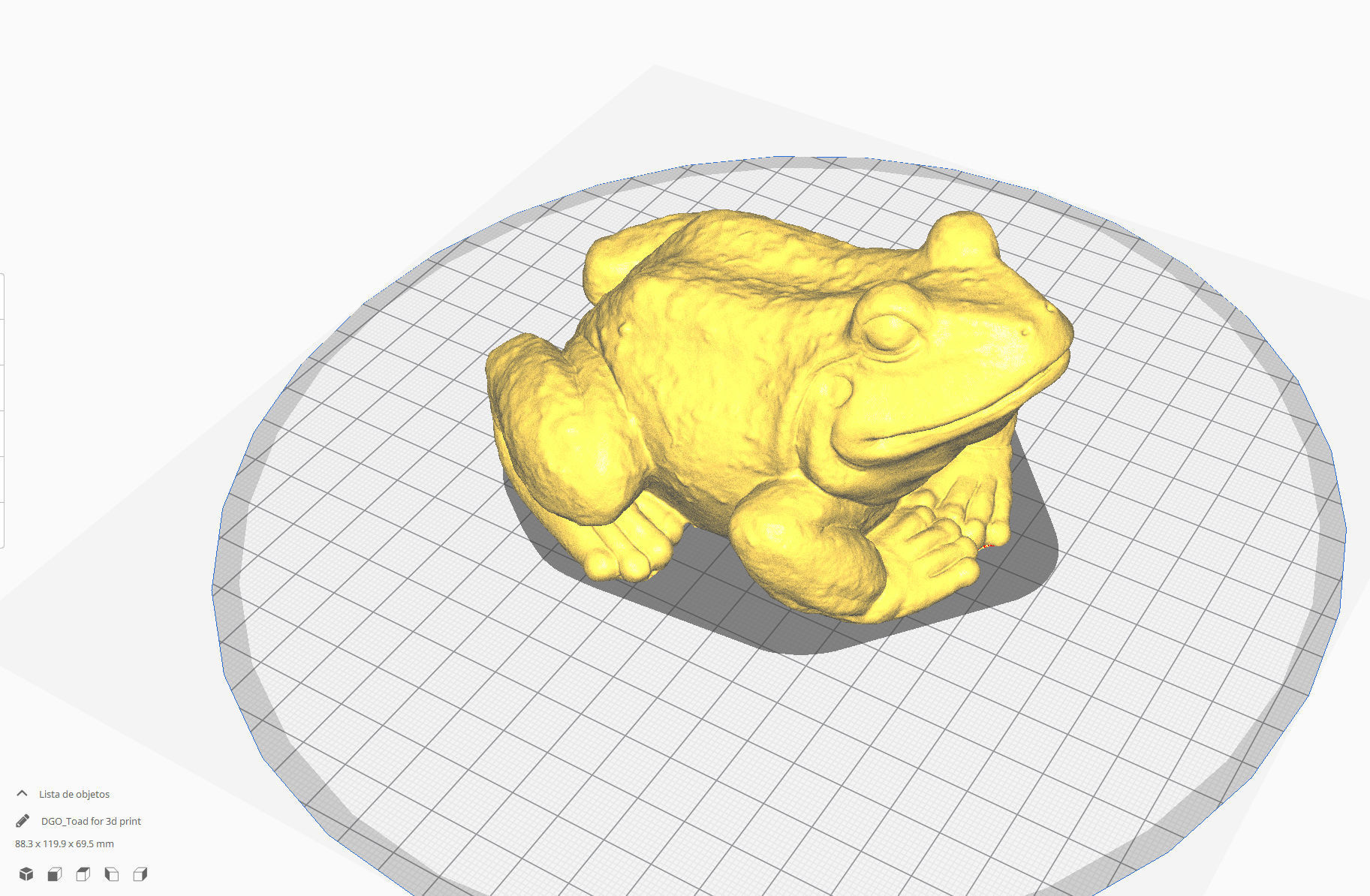 Toad for 3d print 3D print model_4
