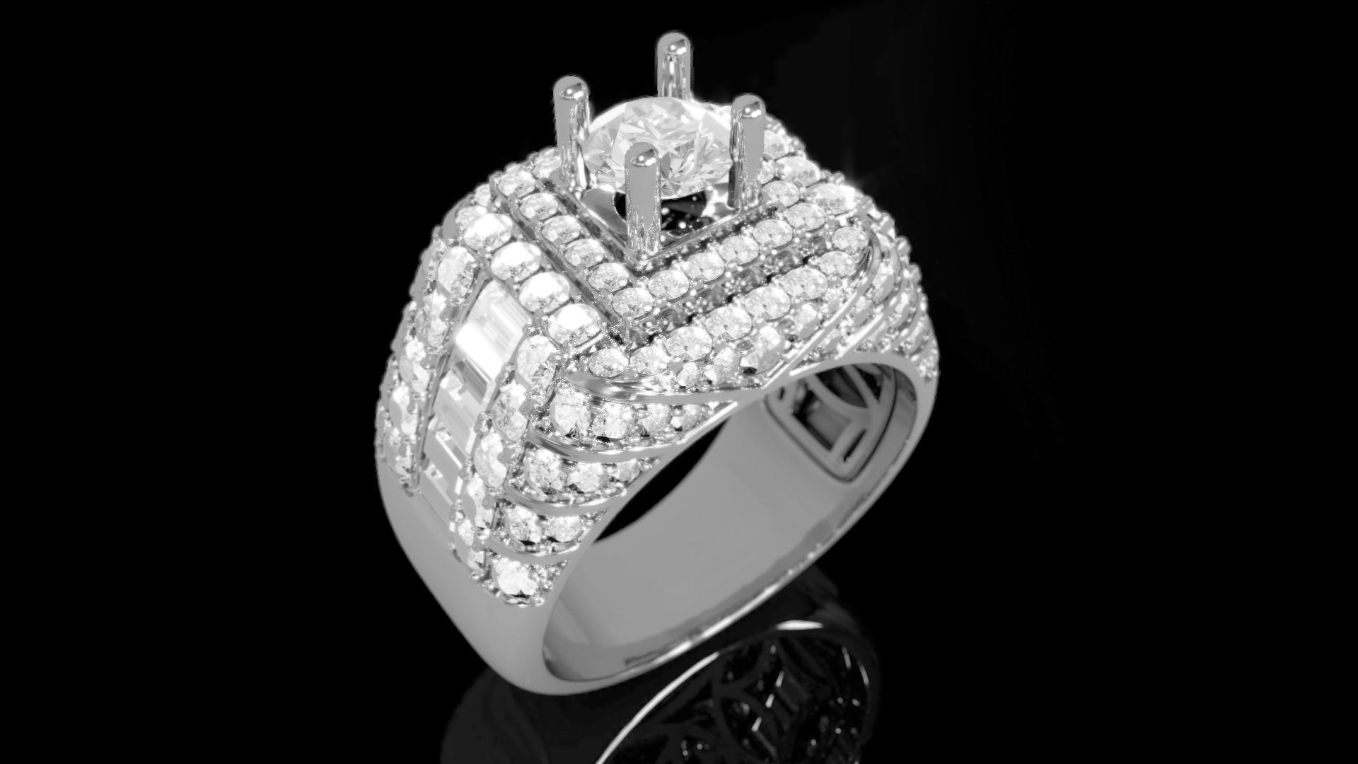 Men Ring 2 3D print model_1