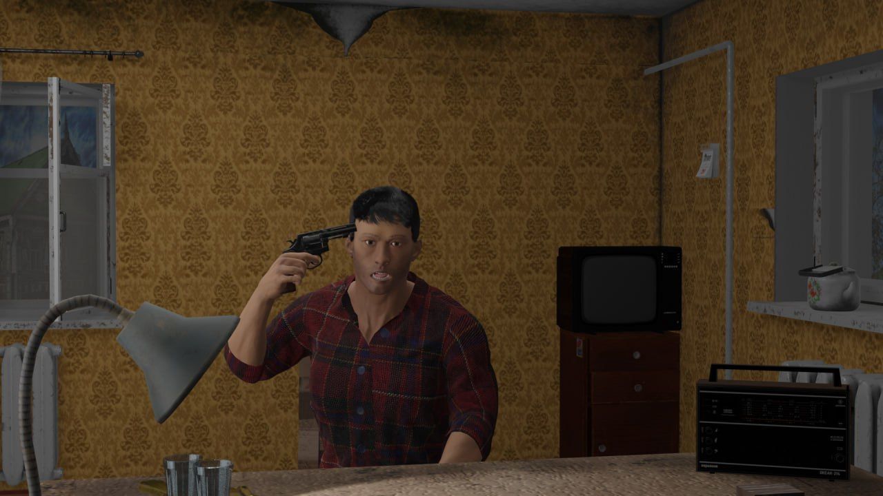 Character Man Low-poly 3D model_5