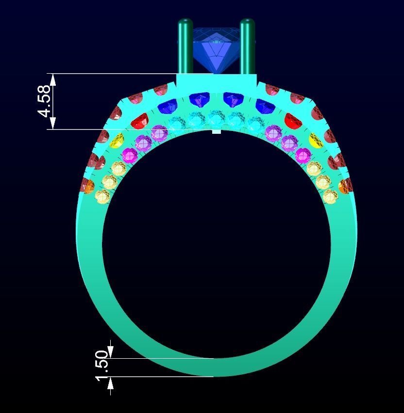 Men Ring 3 3D print model_6