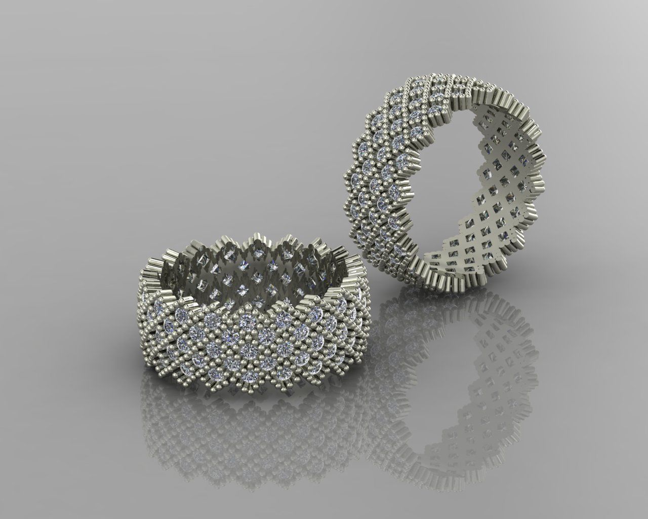 jewellry ring 3D print model_3