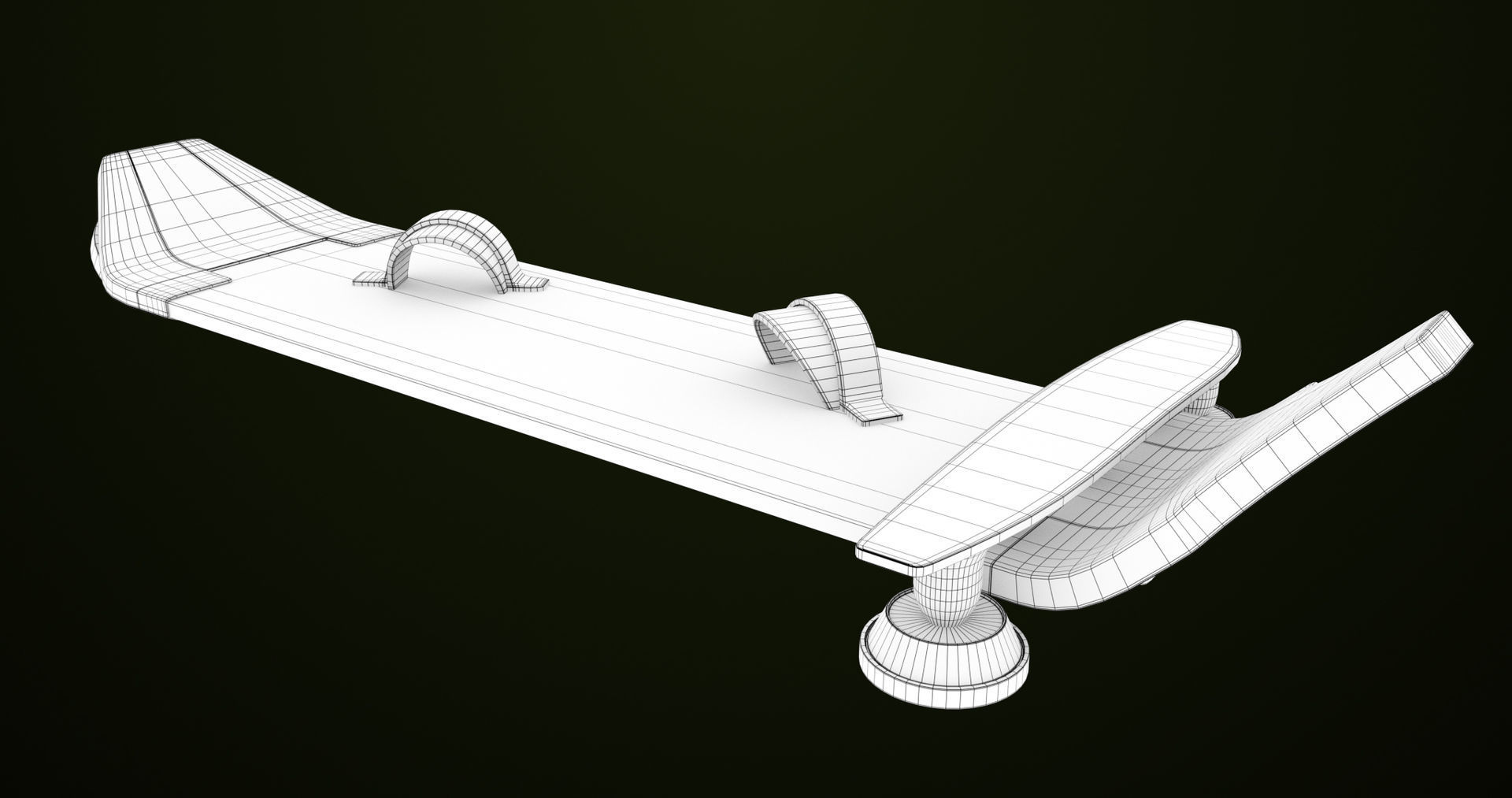 5 Sci Fi Hoverboards All PBR Unity UE Textures Included 3D Model Collection_26