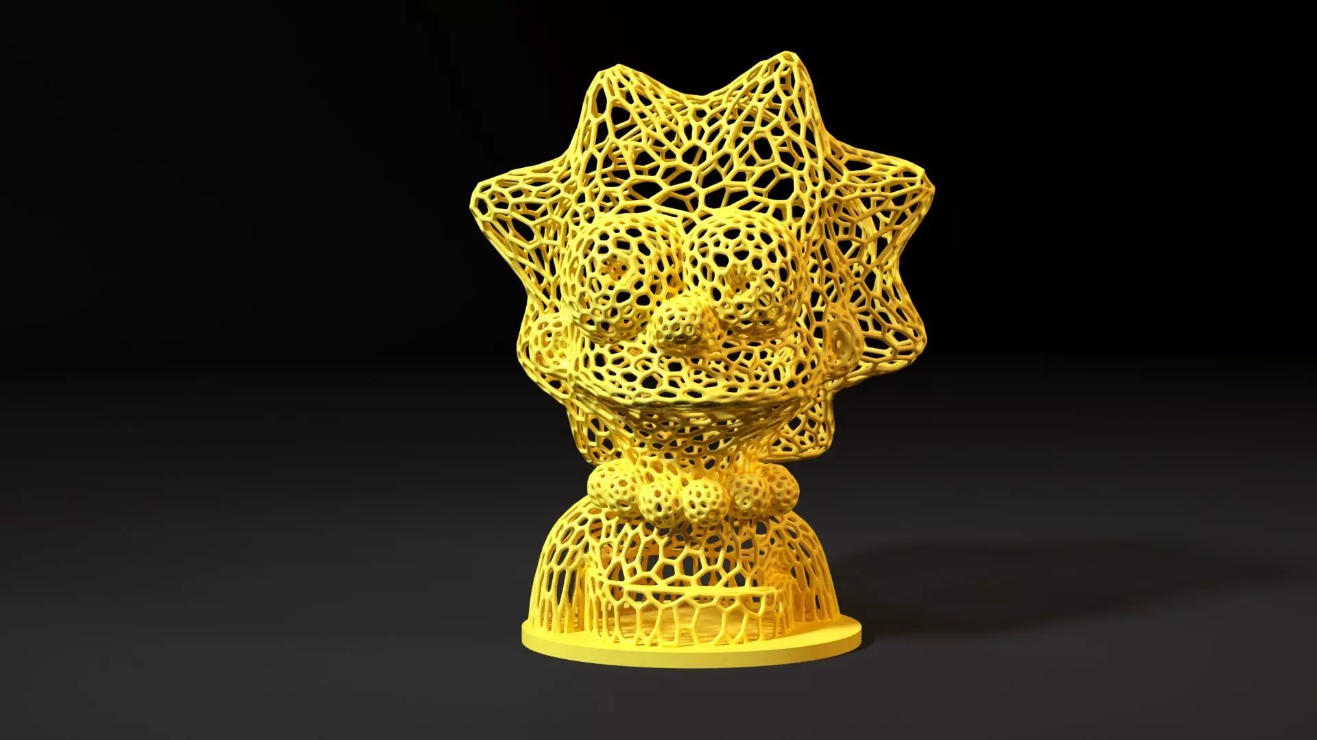 Lisa Simpson 3D print model_0