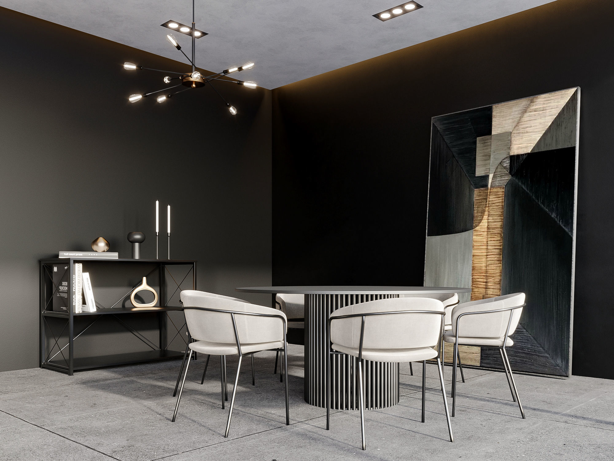 Interior scene living room 11 3D model_3