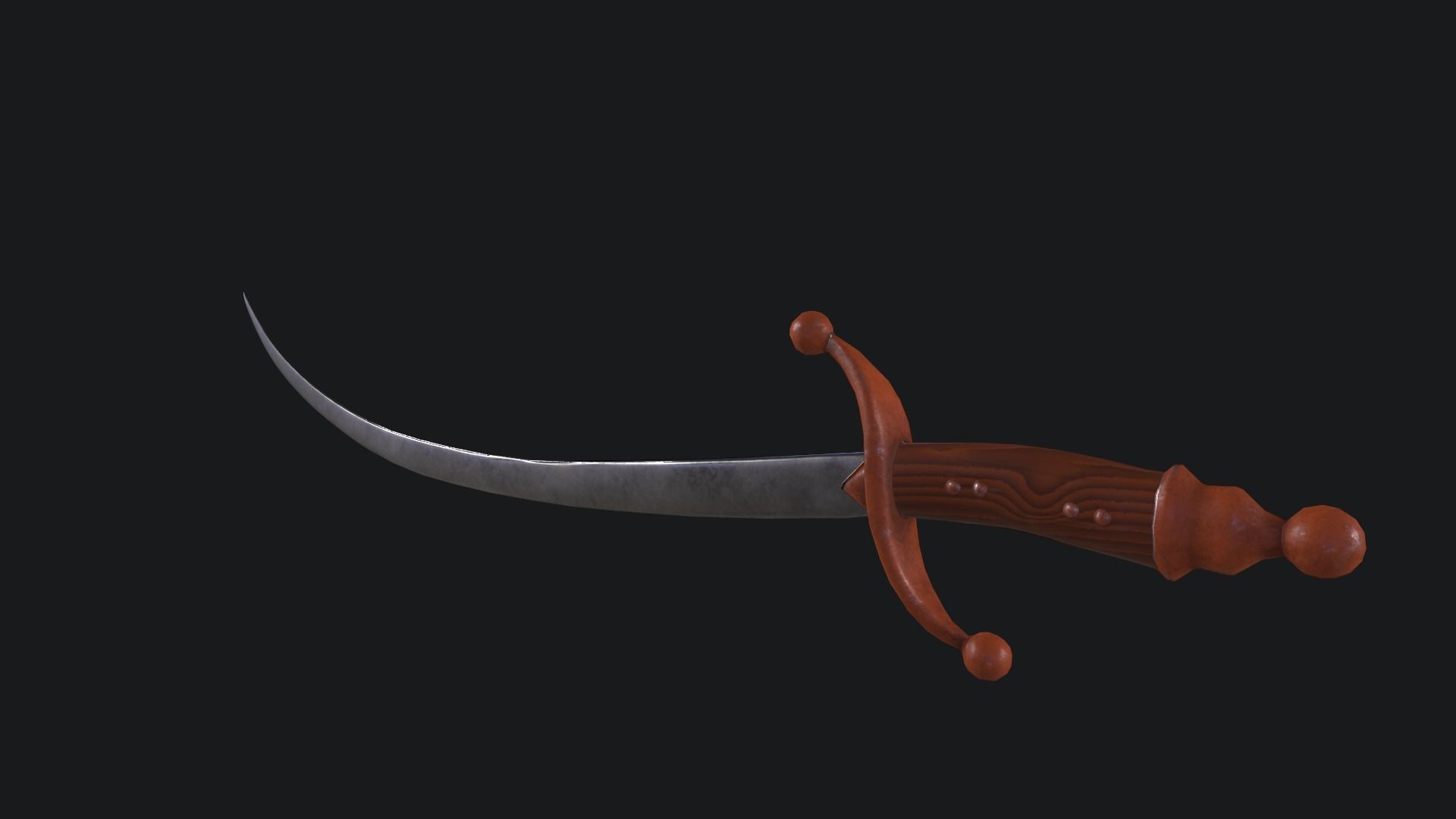 Cossack Game ready model PBR Low-poly 3D model Low-poly 3D model_4