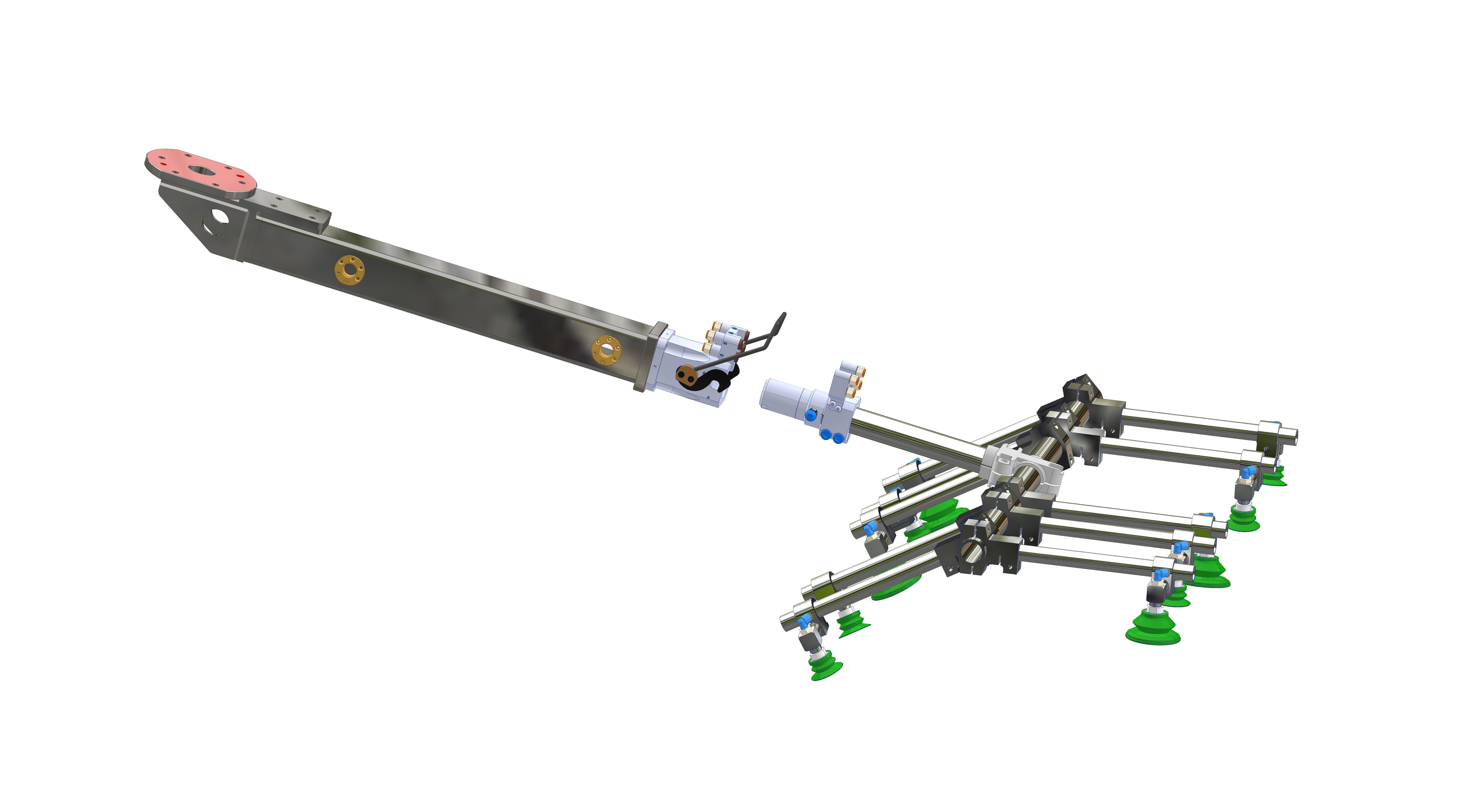 Sheet metal robot tooling for tandem press line 3D model_2