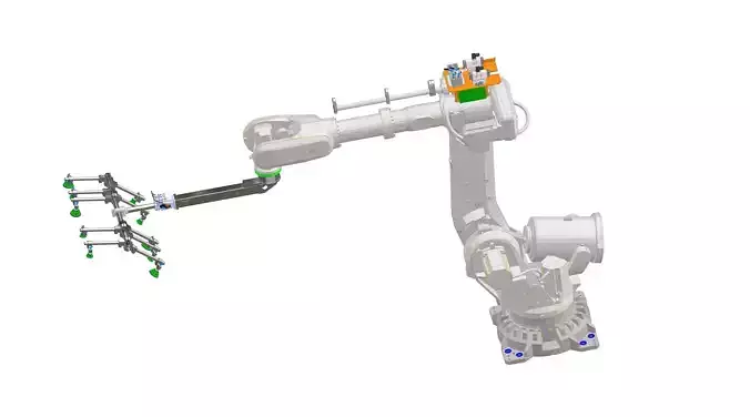 Sheet metal robot tooling for tandem press line