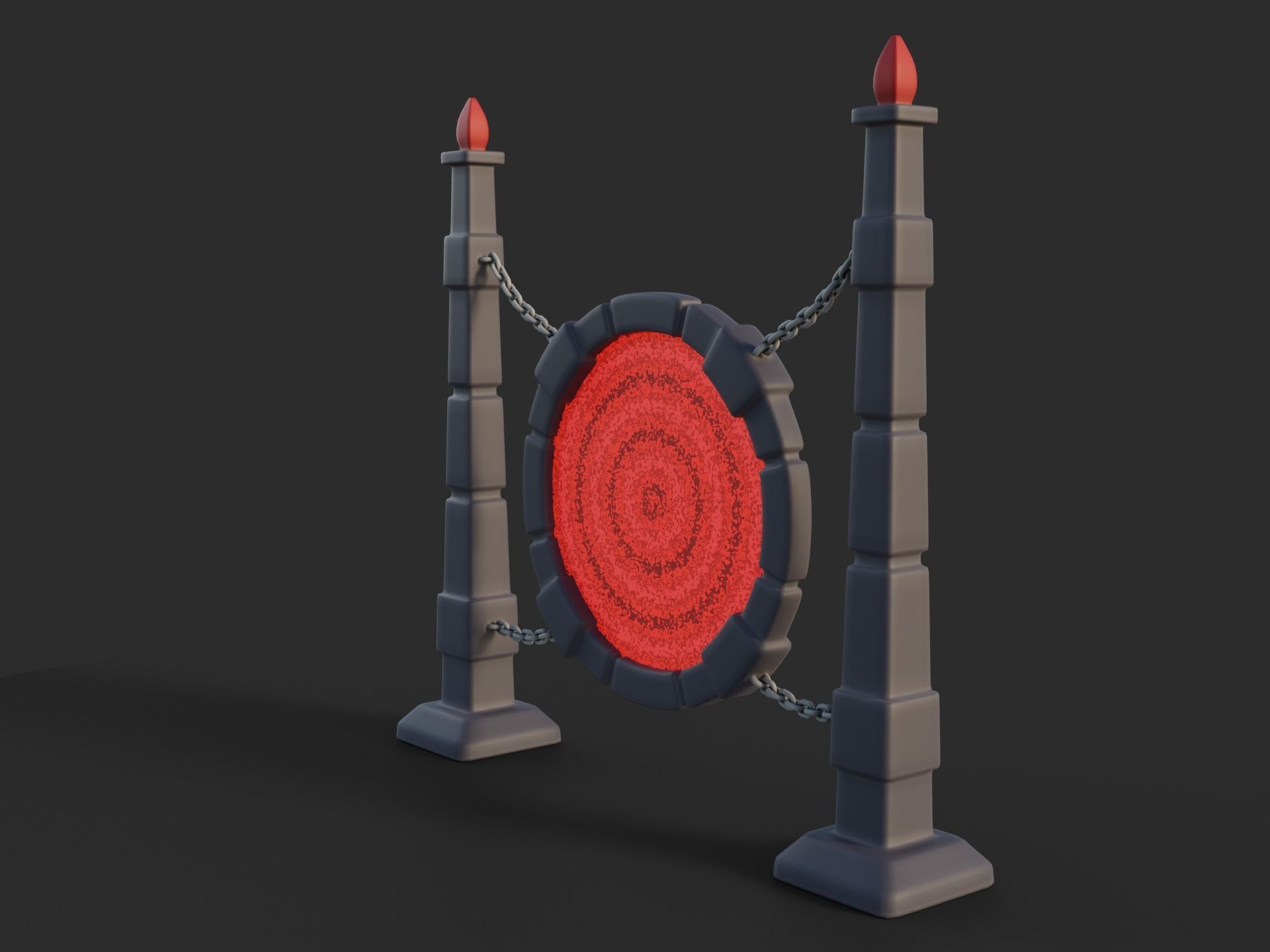 Cartoon Portal 4 3D model_3