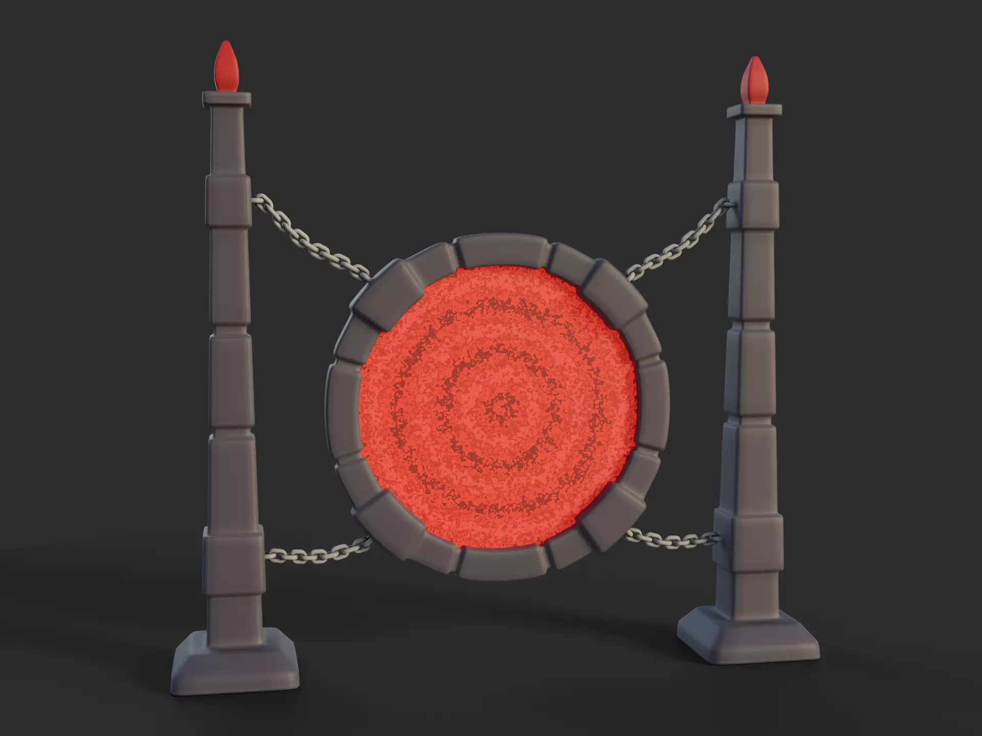 Cartoon Portal 4 3D model_0