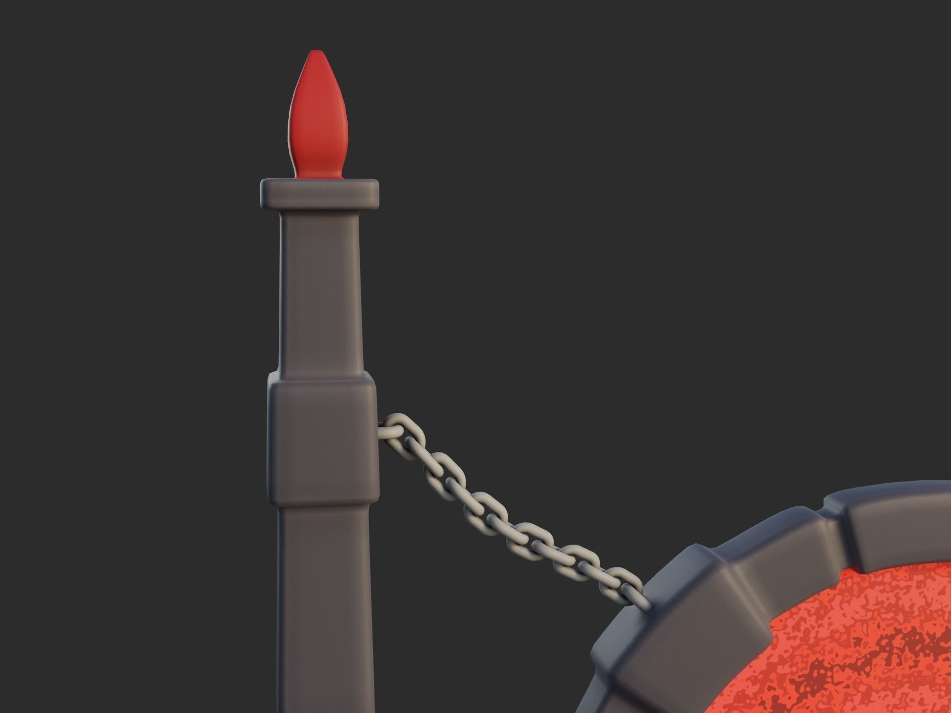 Cartoon Portal 4 3D model_6