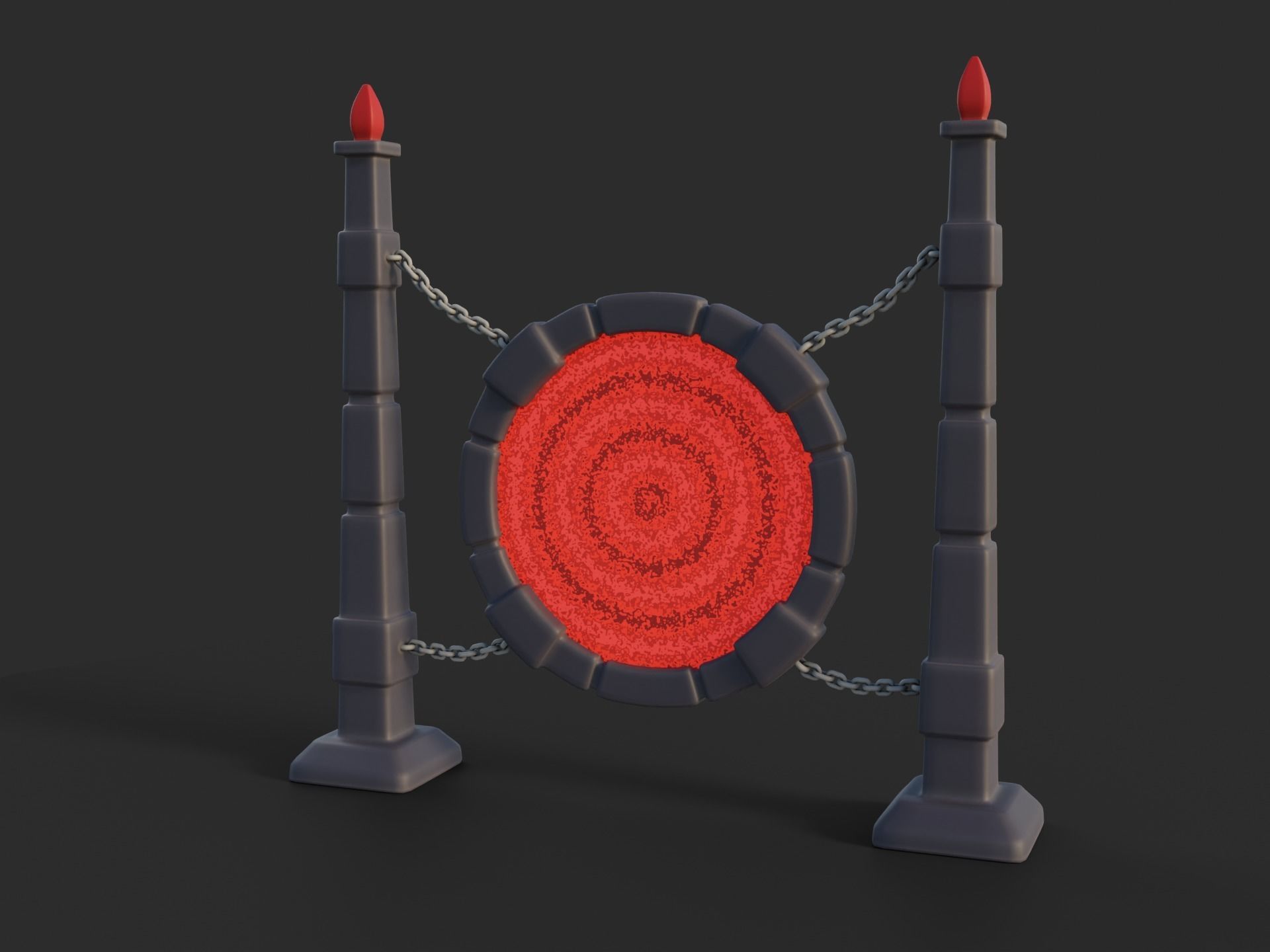 Cartoon Portal 4 3D model_4