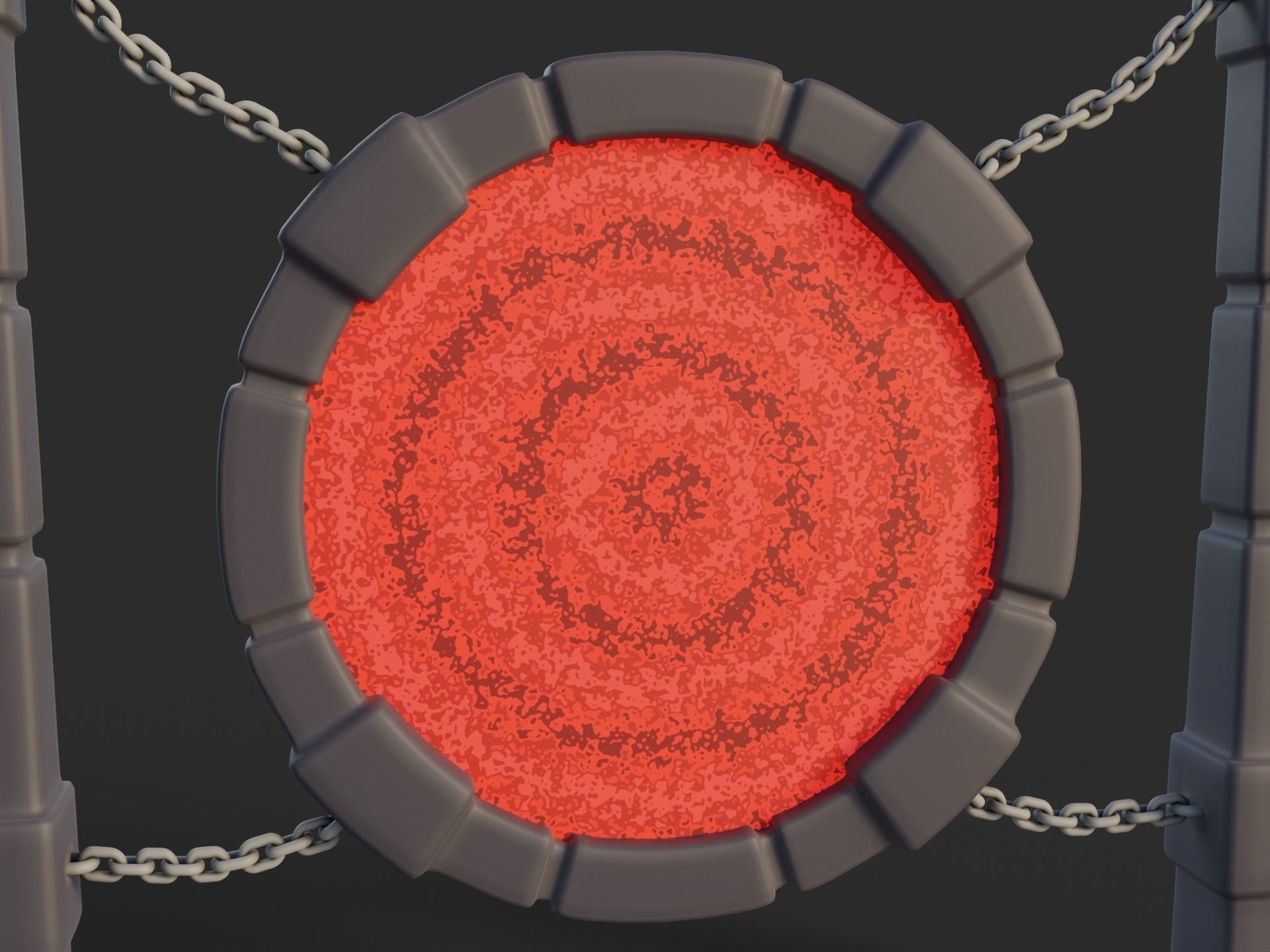 Cartoon Portal 4 3D model_5