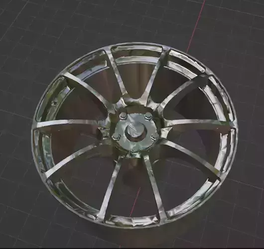 Weds SA55M Wheels 3D Print Ready