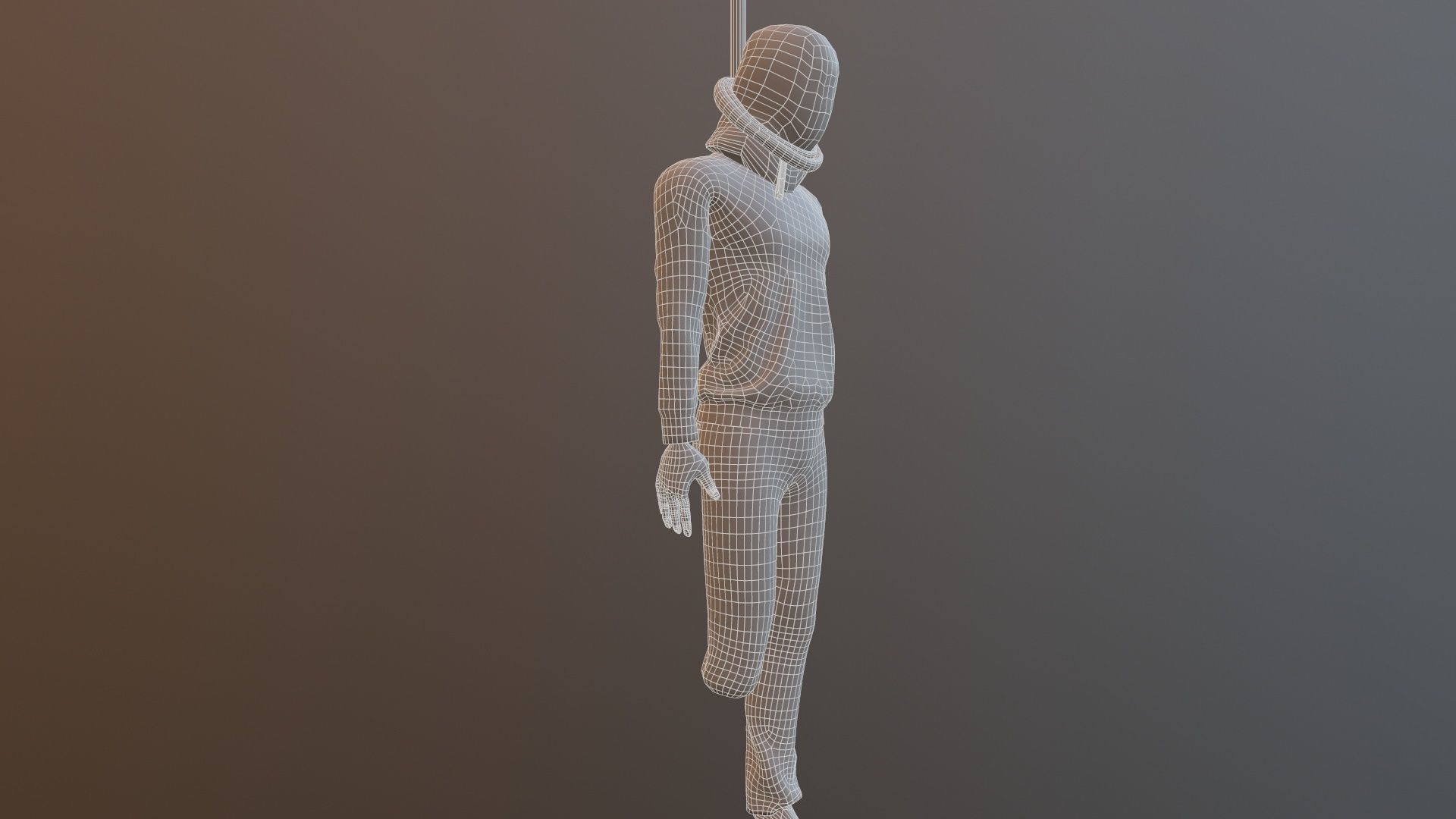 hungedv2 Low-poly 3D model_14