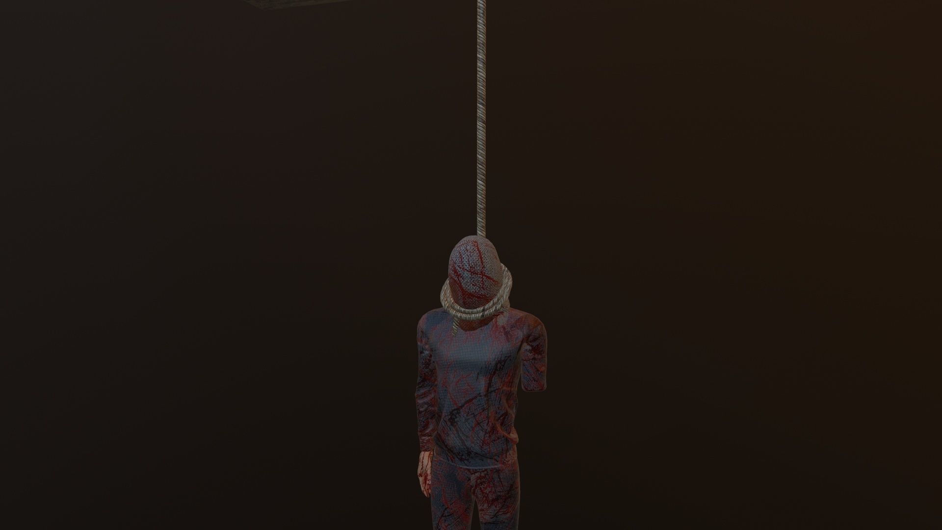 hungedv2 Low-poly 3D model_4