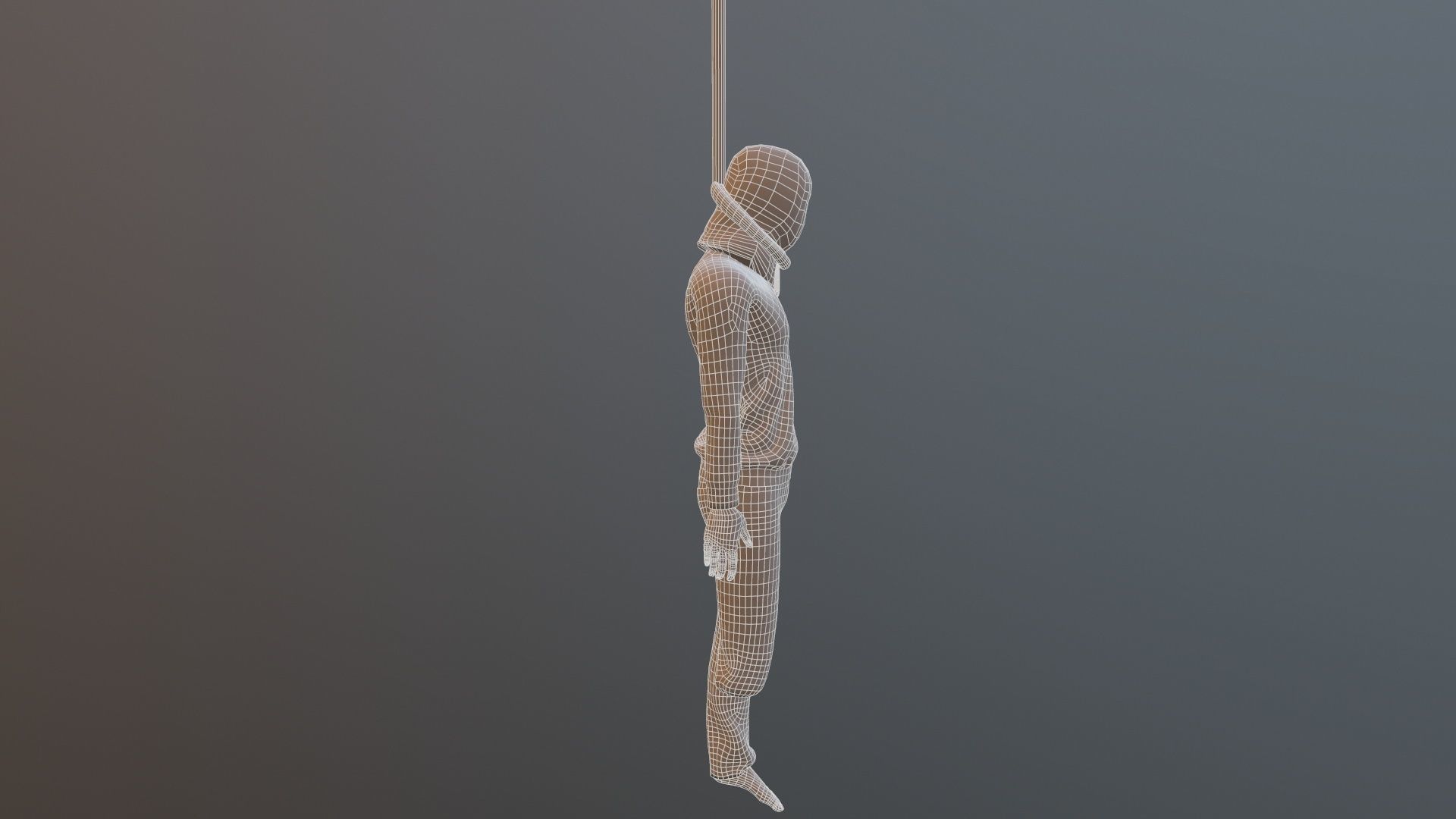 hungedv2 Low-poly 3D model_9