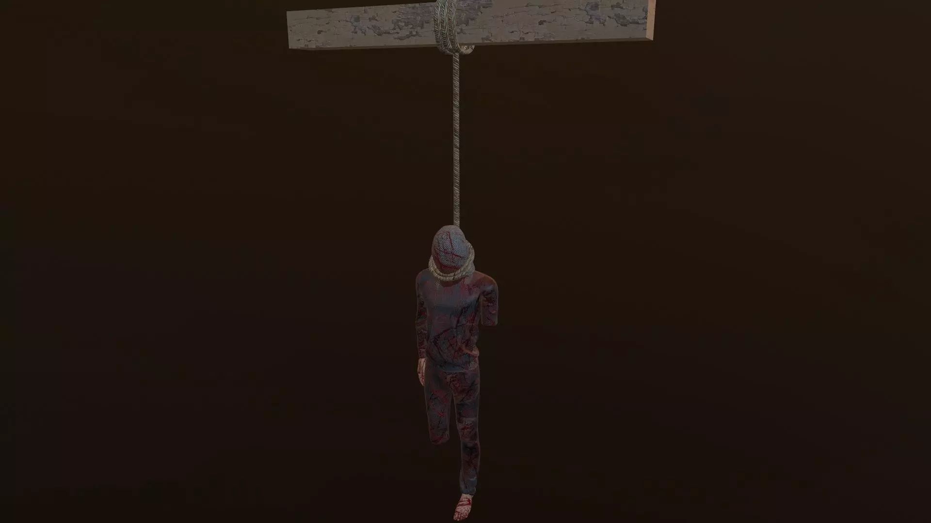 hungedv2 Low-poly 3D model_0