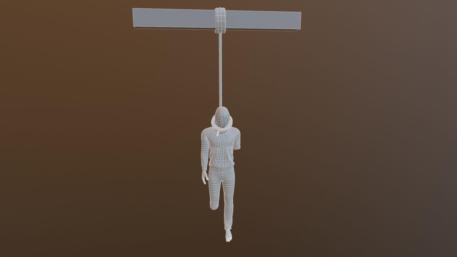 hungedv2 Low-poly 3D model_11