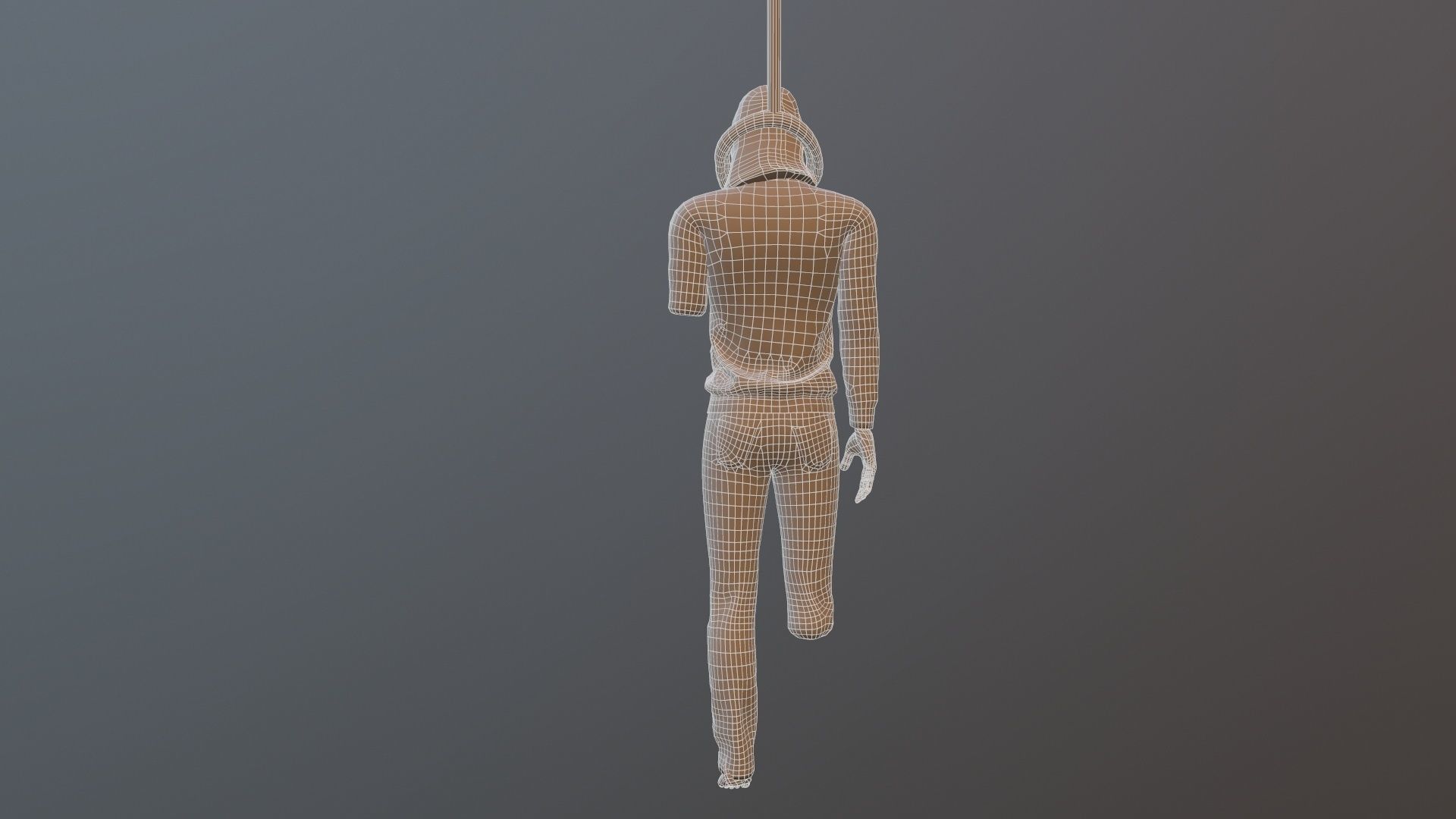 hungedv2 Low-poly 3D model_13