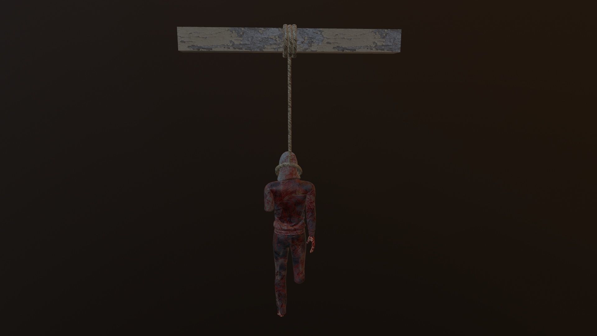 hungedv2 Low-poly 3D model_3