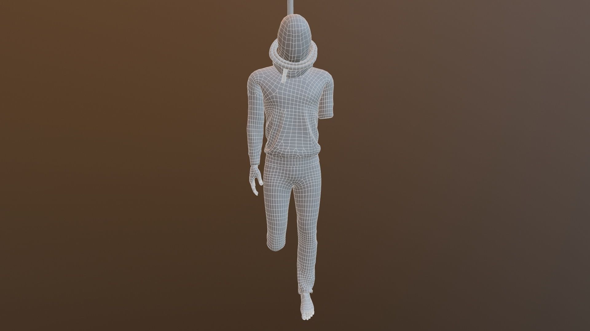 hungedv2 Low-poly 3D model_10