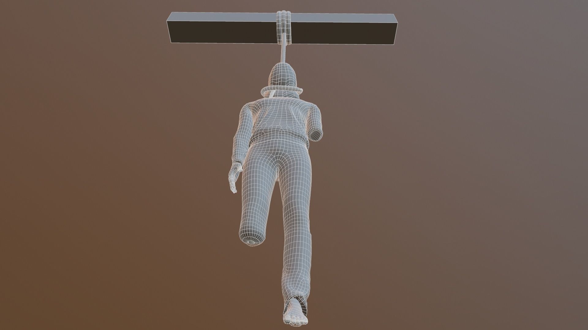 hungedv2 Low-poly 3D model_15