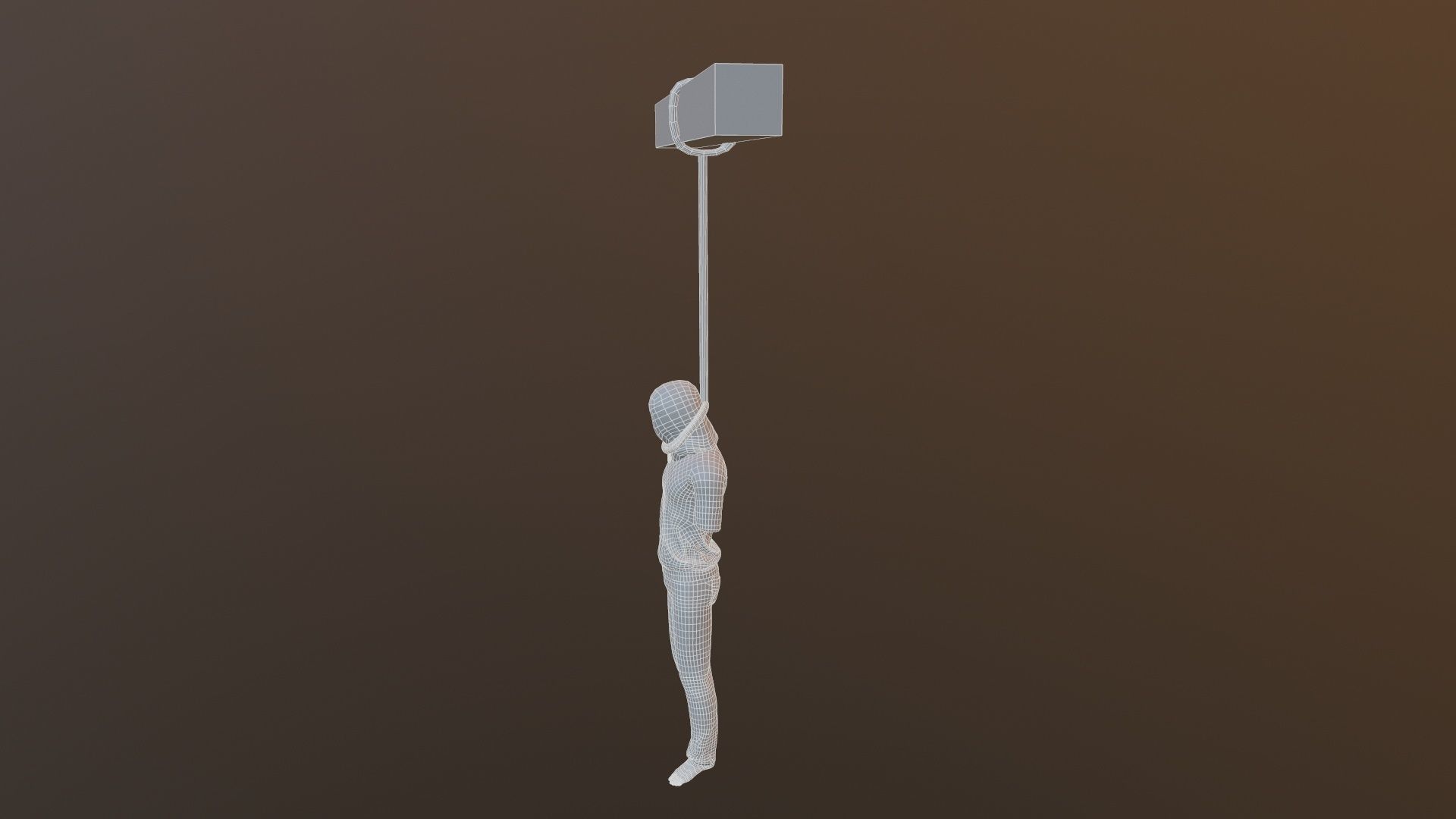hungedv2 Low-poly 3D model_12