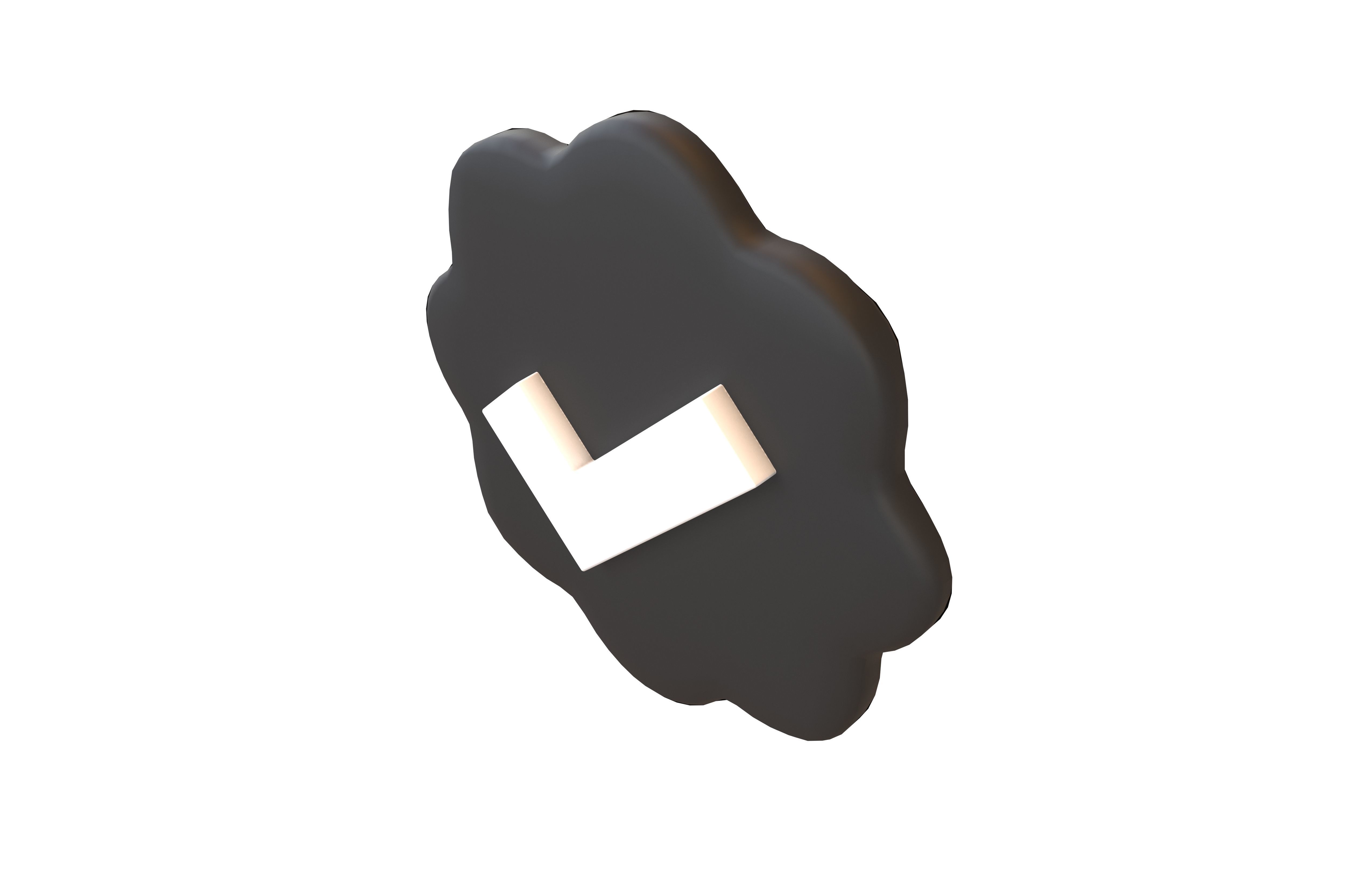 3D model Verified Check Mark Symbol v1 001 VR / AR / low-poly | CGTrader
