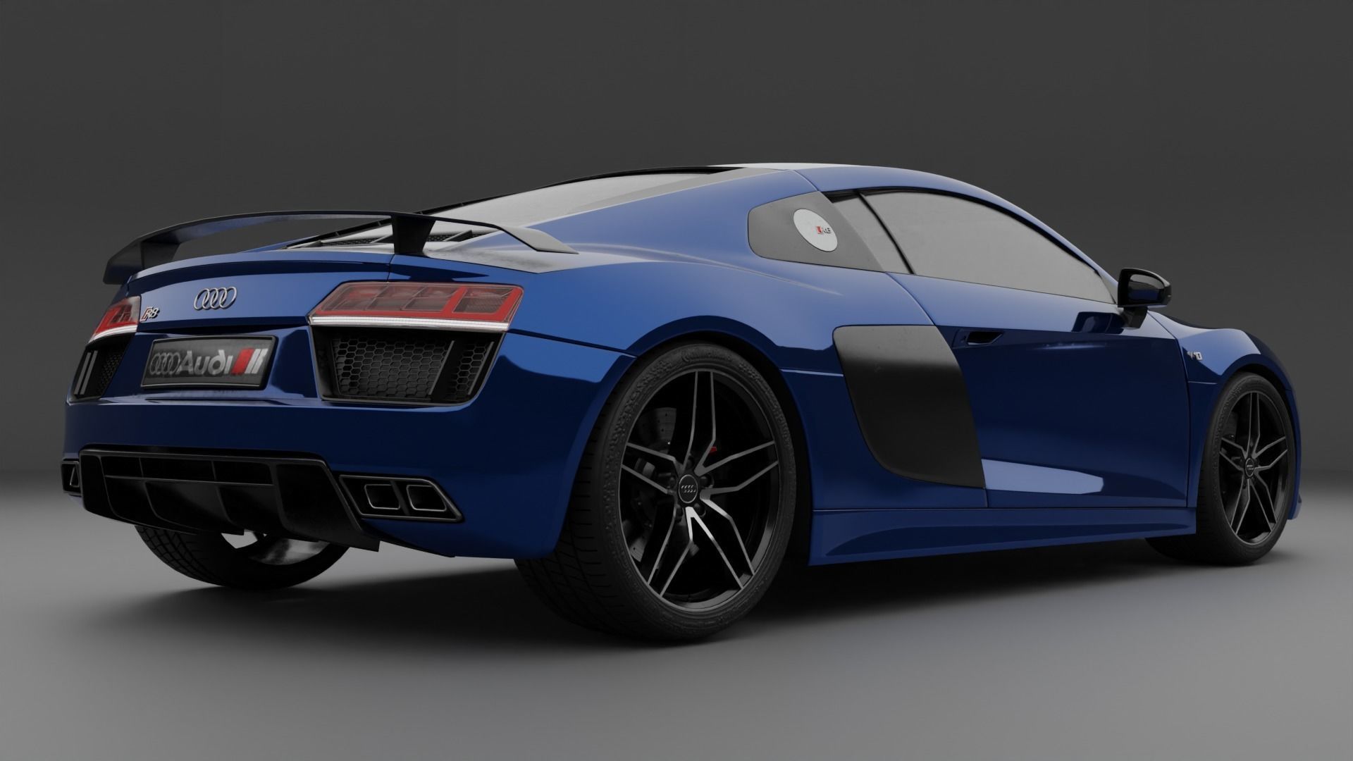 Audi R8 V10 3D model_3