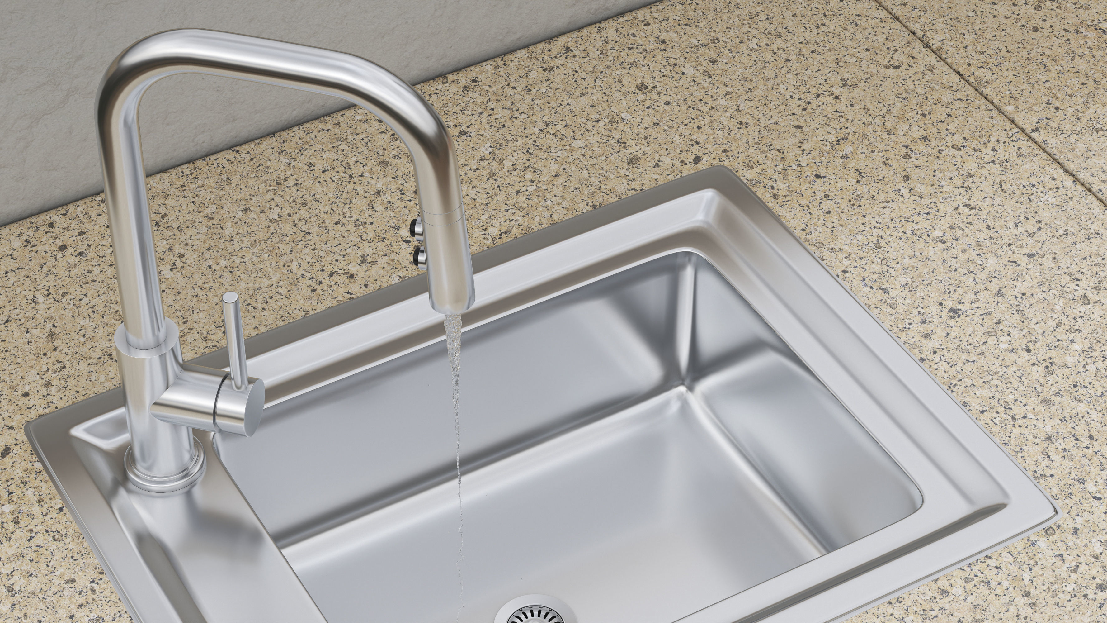 Charcoal Barbecue Set01 3D model_4