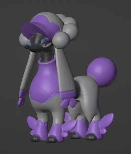 Furfrou Matron Trim 3D print model_0