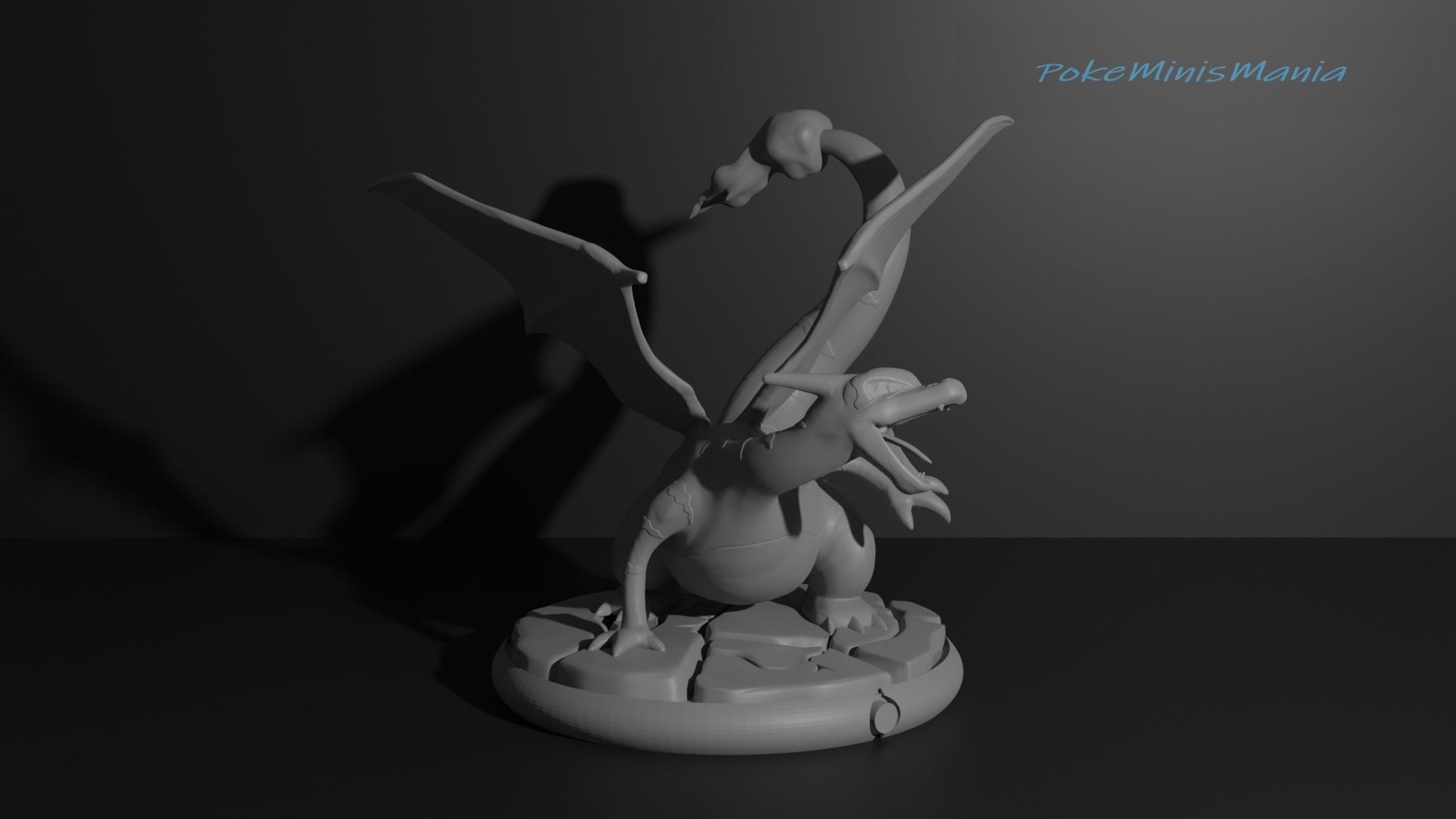 Clone Charizard pokemon 3D print model 3D print model_6